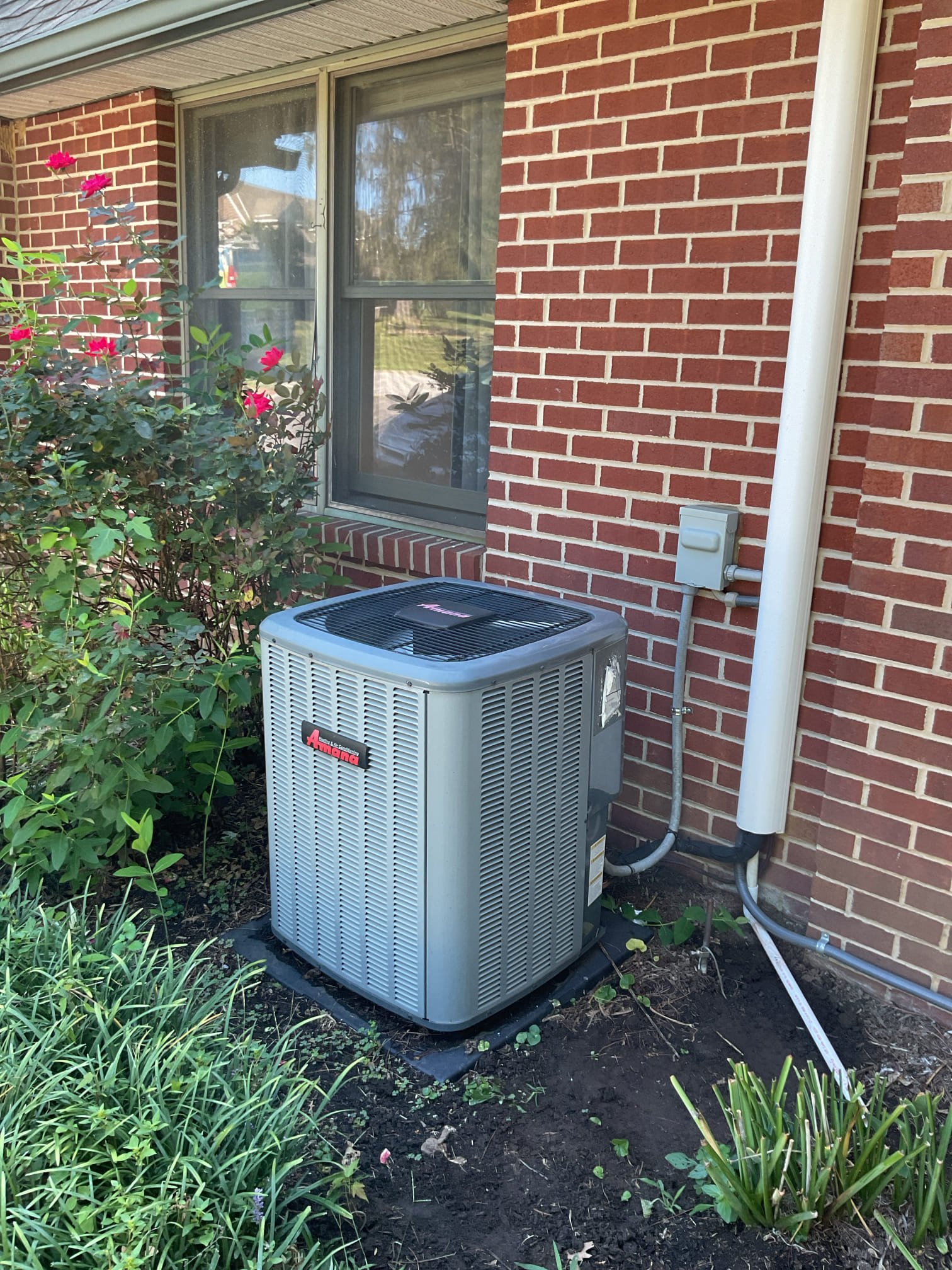 Completed AC tune up for split system attic air handler.

Replaced Aprilaire 313 filter. Very dirty covered on construction dust.
Completed AC tune up for 3 Ton Amana AC system
Indoor and outdoor coils in good condition 
Inspected wiring, controls, electric motors and components; left estimates for surge protectors 
Measured temperature split and static pressure 
Inspected drains; clears EZ trap, added treatment tabs to drain pan. 
Checked integrity of compressor motor (mega ohm test)

Assessed refrigerant charge checked pressures. 

AC system operating well at this time. 

*Homeowner removed (2) of the MV4 registers because there was “mold” on them. Provided (2) estimates related to duct work. 1 estimate is to replace the supply duct flex leads only. The other estimate is comprehensive and is for replacing supply and return flex ducts as well as the (2) MV4 registers.

*Also provided estimate for APCOX whole home air treatment systems. Includes necessary remote bulb for indoor coil co
