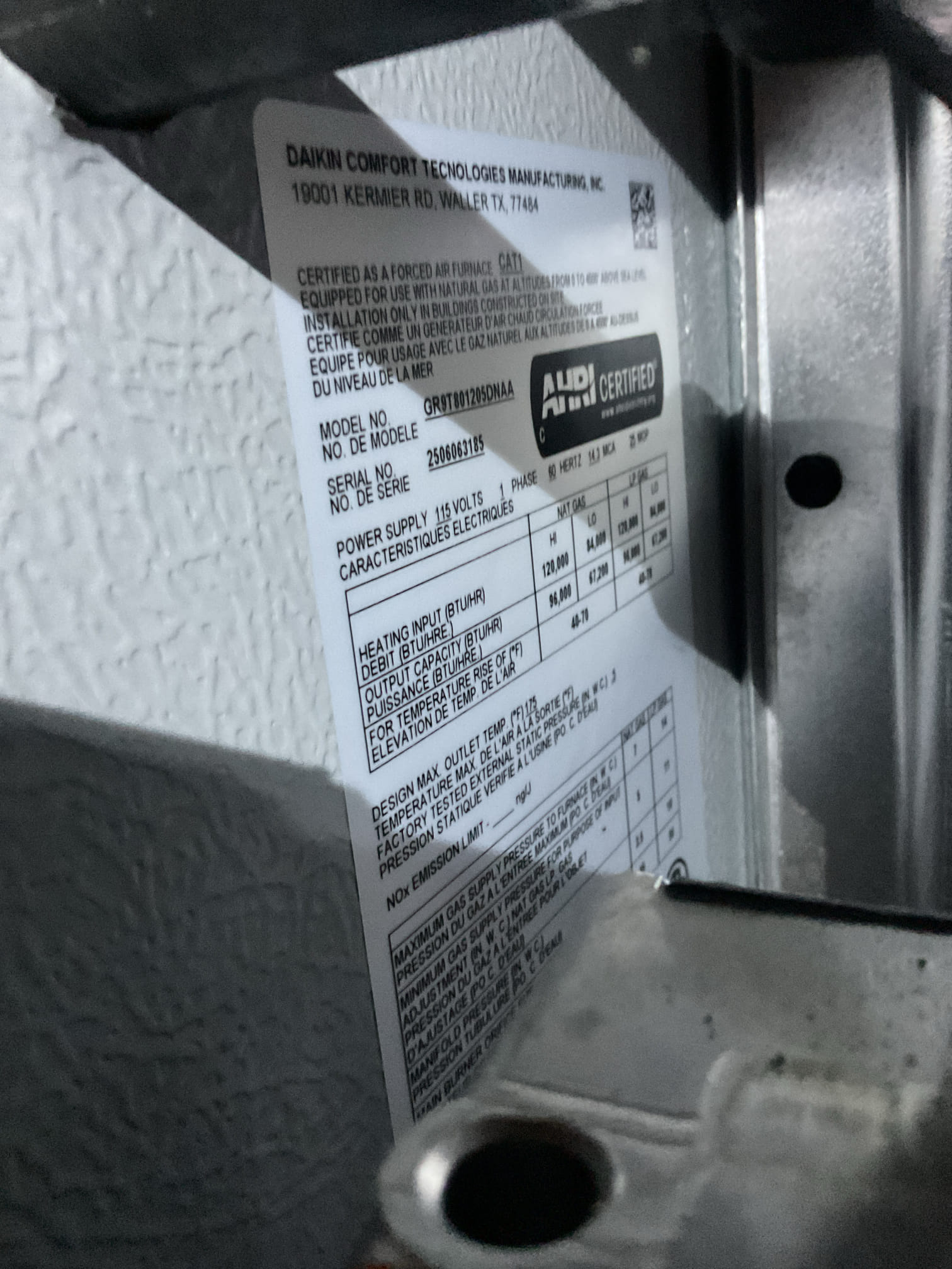 Performed Gas Furnace tune up. Furnace is a few months old. Checked 413 filter- good. Checked wiring connections and voltages. Checked ignitor, flame sensors, checked thermostat operation in heat and cool. checked gas pressures and furnace safeties. Inspected flue pipe for holes and damage. Checked motor amps on inducer and blower motor op. Took indoor heat temp rise and tested for combustion. Everything is in good working order. 


Also checked pressures for AC. Looks good 