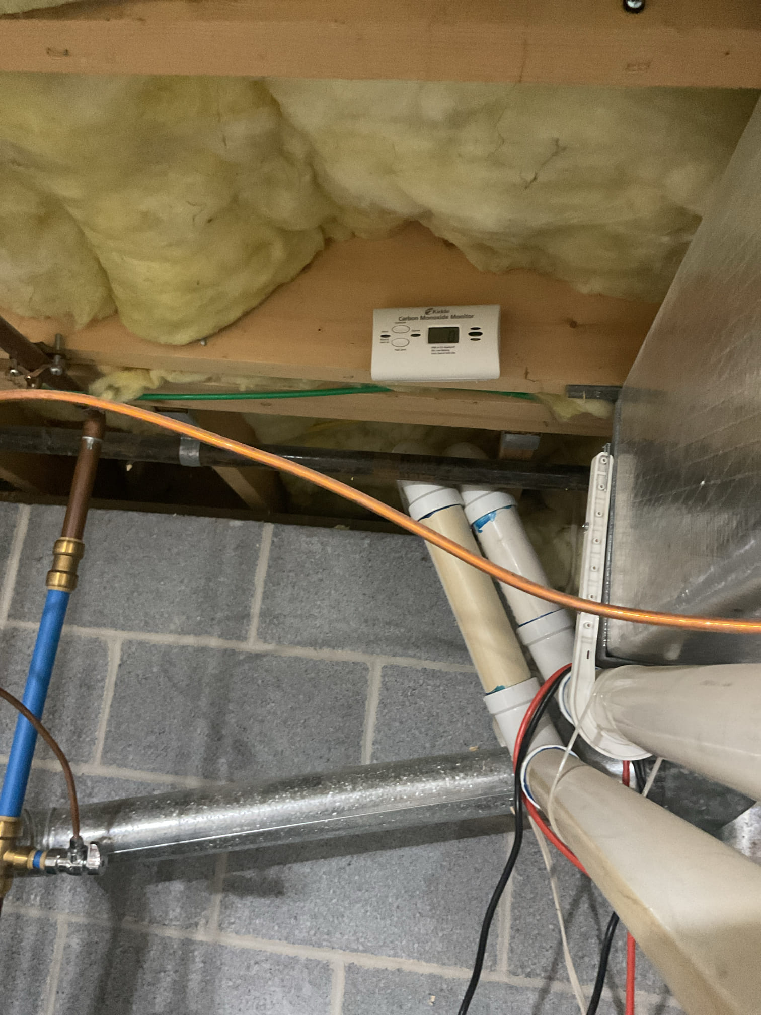 Gas furnace tuneup on a 90% furnace .
Checked the air filter and replaced . I Checked  the wiring connections and the voltages . Flushed the drain lines and furnace traps and inspected the condensate pump. Inspected the burners  and flame sensors and cleaned . Inspected the flue pipes for leaks and bellies. checked the thermostat in heating mode  and checked  the gas pressures and the furnace safeties.  checked the motor amps on the inducer operation and blower motors. Took indoor heat temp rise and tested  for combustion on the system. Also looked at heat pump operation. The furnace is  in good working order at this time of service. 
