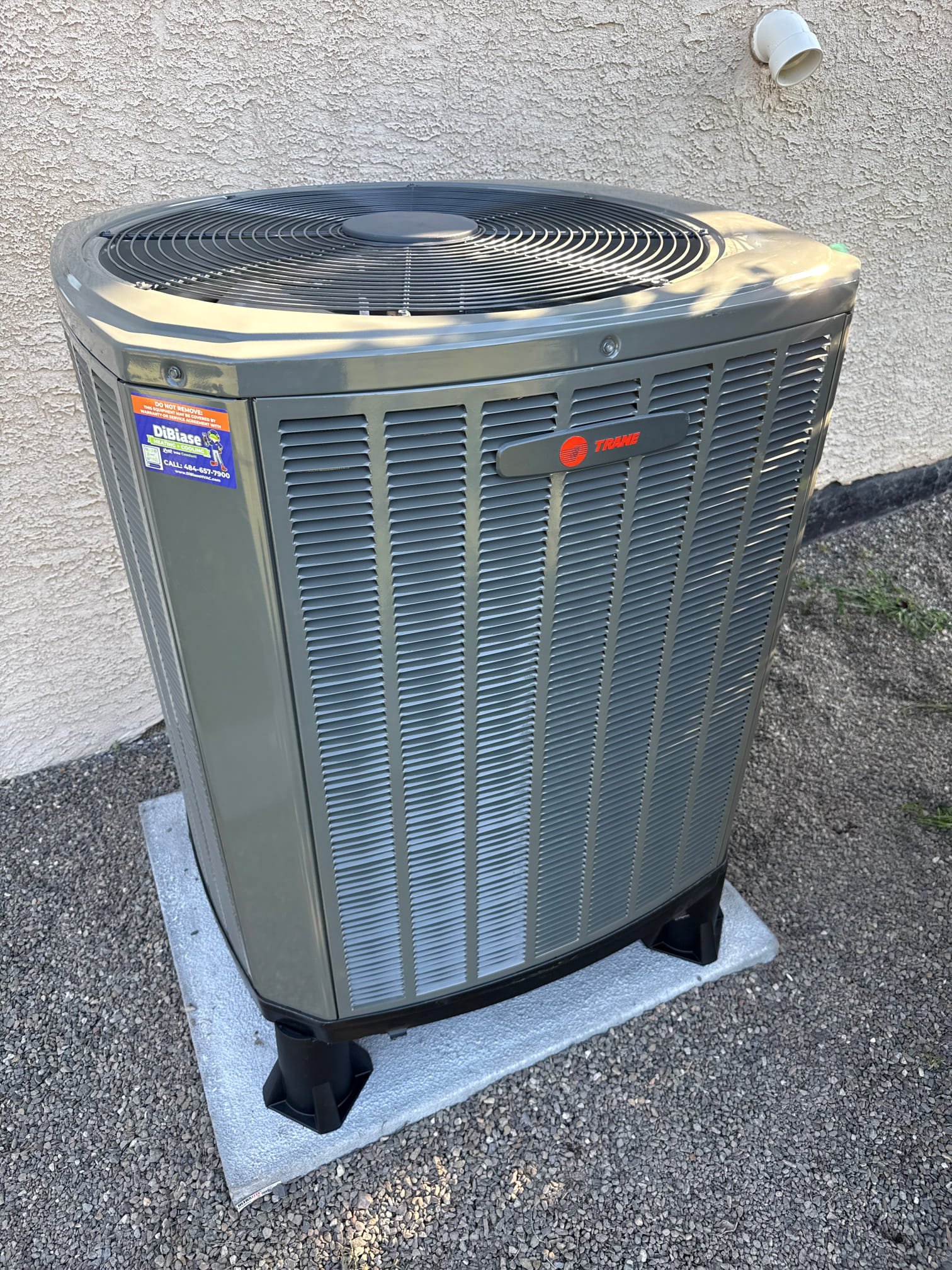 Trane Gas Furnace
Model # S9V2D120U5VSBBA
Serial # 253122PCKG


Trane Indoor Coil
Model # 5TXCD010AS3HCAV
Serial # 25341MWXCV
Trane Heat Pump
Model # 5TWV860A1000AA
Serial # 24472P42JF

SOLD: 09/11/2025 12:02:12 PM - Best
Best system for performance, comfort, and value.

Installed new trane gas furnace and heat pump outdoor. Placed furnace in 30x60 drain pan with new wet switch. Built new return and supply. Tapped/ caulked return and supply. Adapted high volt and installed new outlet and switch. Ran new condensate line and installed new ez trap and condensate pump. Ran new vinyl tubing from pump to sewer drain located in basement. Installed new thermostat and wired in low volt with safeties. Adapted gas line and exhaust vent pipe. Installed new low pressure cut off switch on propane line. Flsushed existing line set and connected to new equipment. Installed new heat pump outdoor on leveled pad and snow legs. Installed new rector seal disconnect and wired it into outdoor unit. Cleaned up