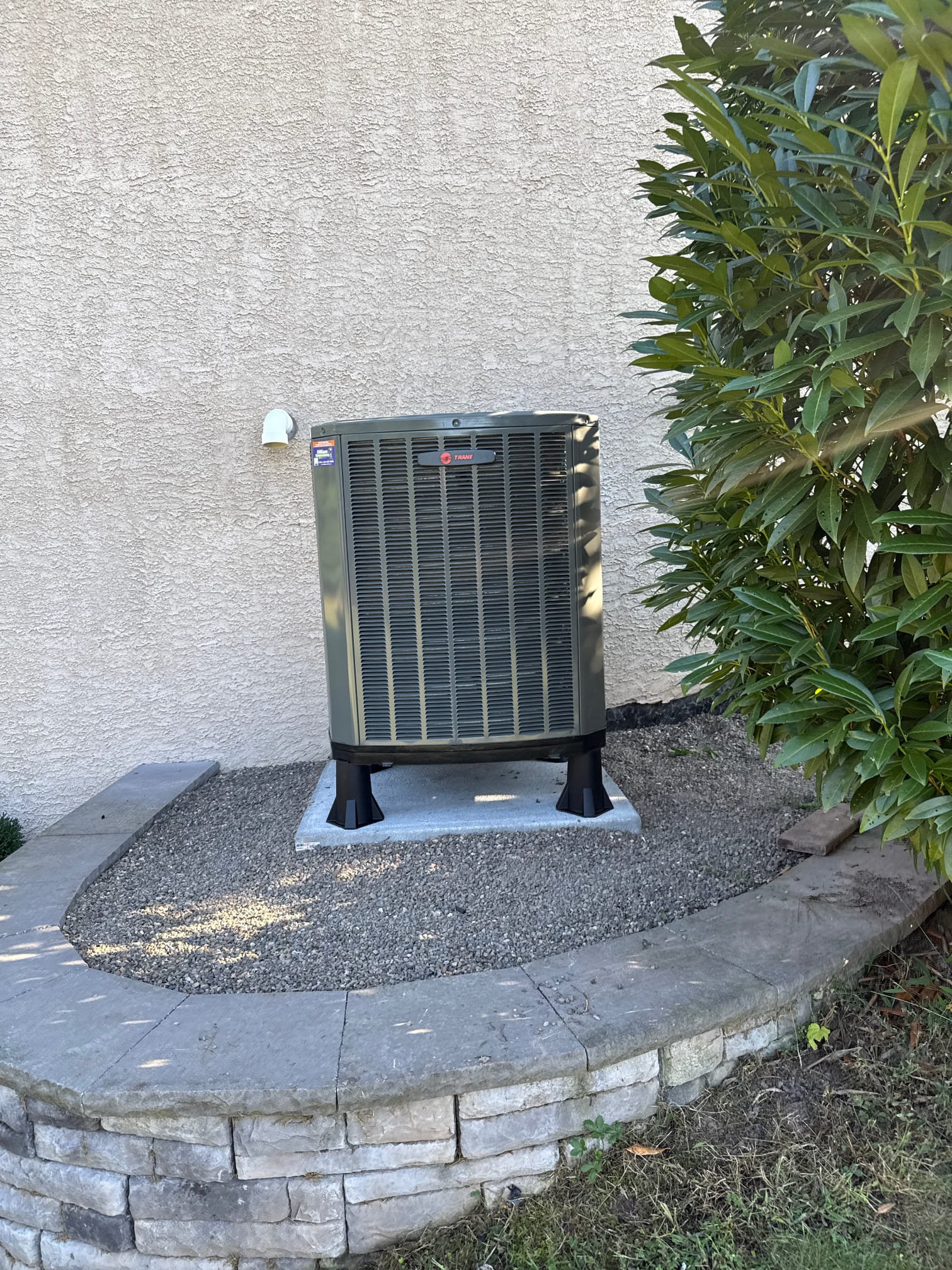 Trane Gas Furnace
Model # S9V2D120U5VSBBA
Serial # 253122PCKG


Trane Indoor Coil
Model # 5TXCD010AS3HCAV
Serial # 25341MWXCV
Trane Heat Pump
Model # 5TWV860A1000AA
Serial # 24472P42JF

SOLD: 09/11/2025 12:02:12 PM - Best
Best system for performance, comfort, and value.

Installed new trane gas furnace and heat pump outdoor. Placed furnace in 30x60 drain pan with new wet switch. Built new return and supply. Tapped/ caulked return and supply. Adapted high volt and installed new outlet and switch. Ran new condensate line and installed new ez trap and condensate pump. Ran new vinyl tubing from pump to sewer drain located in basement. Installed new thermostat and wired in low volt with safeties. Adapted gas line and exhaust vent pipe. Installed new low pressure cut off switch on propane line. Flsushed existing line set and connected to new equipment. Installed new heat pump outdoor on leveled pad and snow legs. Installed new rector seal disconnect and wired it into outdoor unit. Cleaned up