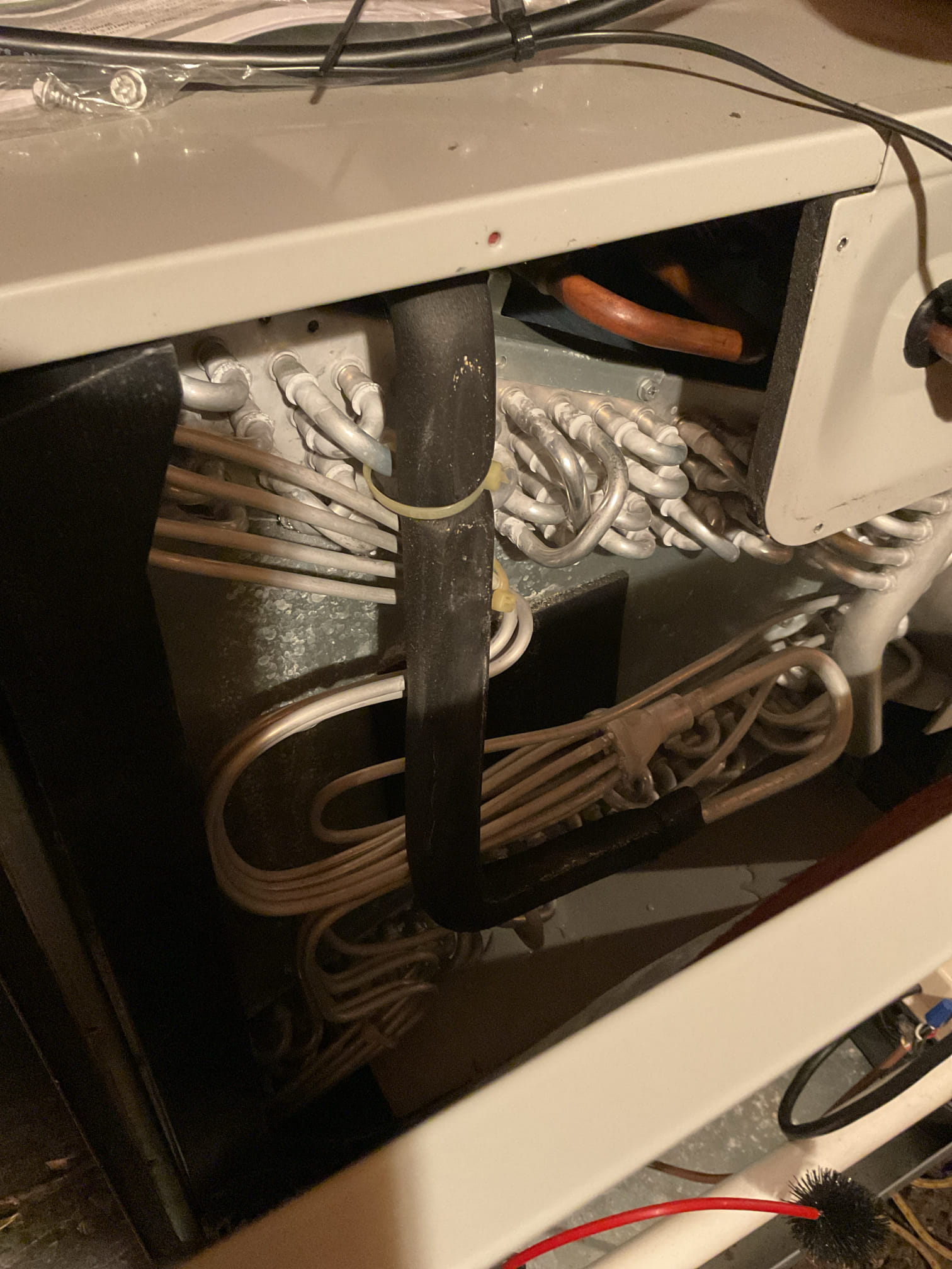 09/23/25
Arrived to the customers home for a heat pump check up on a 2 yr old system . I checked all electrical connections and voltages . I checked the air filter and replaced, filter size is 20x20x1 . Inspected the indoor coil and tested electric heat package. Took temp splits for the electric heat and amperage draws. I looked at the outdoor heat pump and tested for an outdoor btu output. Inspected the outdoor components and unit pressures. Everything is working fine at this time of service. 
 09/23/25
Arrived to the customers home for a heat pump check up on a 2 yr old system . I checked all electrical connections and voltages . I checked the air filter and replaced, filter size is 20x20x1 . Inspected the indoor coil and tested electric heat package. Took temp splits for the electric heat and amperage draws. I looked at the outdoor heat pump and tested for an outdoor btu output. Inspected the outdoor components and unit pressures. Everything is working fine at this time of service.