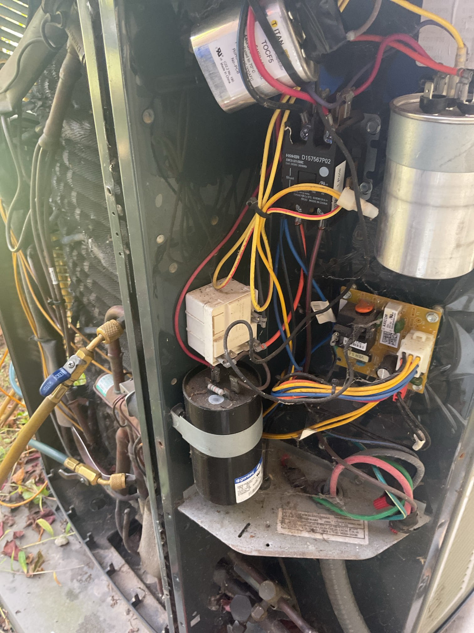 Performed precision heat tune up on trane heat pump system. Replaced 16x20x1 air filter. Checked all electrical connections and components. Checked temperature rise. Provided estimate to service humidifier. Tested outdoor capacitor. Checked refrigerant pressures and temperatures at indoor and outdoor units. Heat pump system is working properly at time of inspection.  Found hard start kit needed replaced, replaced with soft start and tested operation.  Performed precision heat tune up on trane heat pump system. Replaced 16x20x1 air filter. Checked all electrical connections and components. Checked temperature rise. Provided estimate to service humidifier. Tested outdoor capacitor. Checked refrigerant pressures and temperatures at indoor and outdoor units. Heat pump system is working properly at time of inspection.  Found hard start kit needed replaced, replaced with soft start and tested operation.