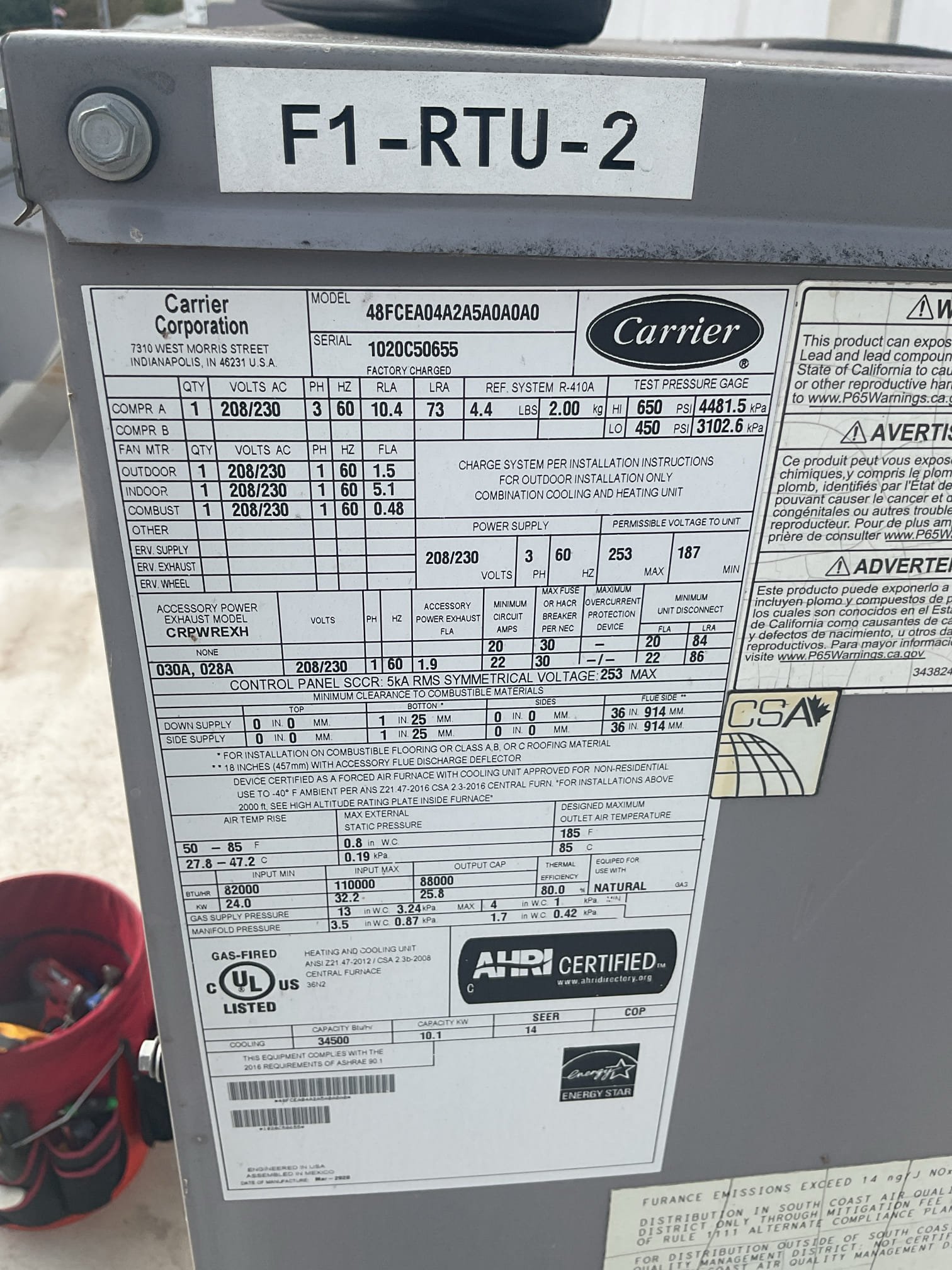 10-7-25 Luis customer called in for another rooftop unit not working this time rooftop number Two (toddler b) wasn’t cooling. Found unit cooling at the point of arrival. We checked system performance check refrigerant levels, electrical indoor wiring filters, blower motor. Everything checked ok unit is cooling. I do found an issue with wiring on economizer VRV system. I unplug economizer so unit would run. I would recommend contacting original contractor, based on building map, some of the units are feeding other rooms owns possible thermostats don’t march rooftop units. 