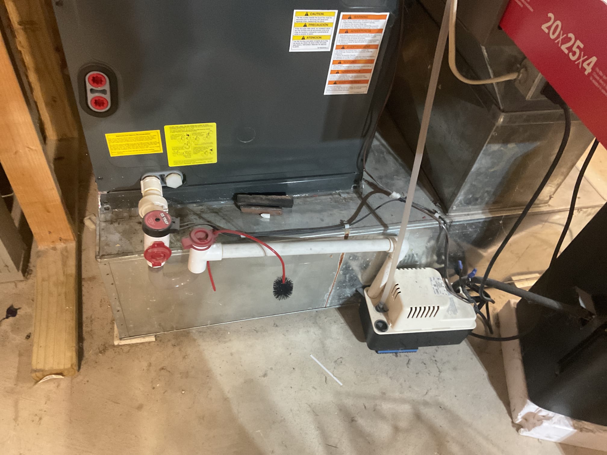 Performed precision heat tune up amana heat pump system. 20x25x4 filter. Checked temperature rise. Cleaned ez trap. Tested outdoor capacitor. Checked refrigerant pressures and temperatures at indoor and outdoor units. Heat pump is working properly at time of service. Performed precision heat tune up amana heat pump system. 20x25x4 filter. Checked temperature rise. Cleaned ez trap. Tested outdoor capacitor. Checked refrigerant pressures and temperatures at indoor and outdoor units. Heat pump is working properly at time of service.