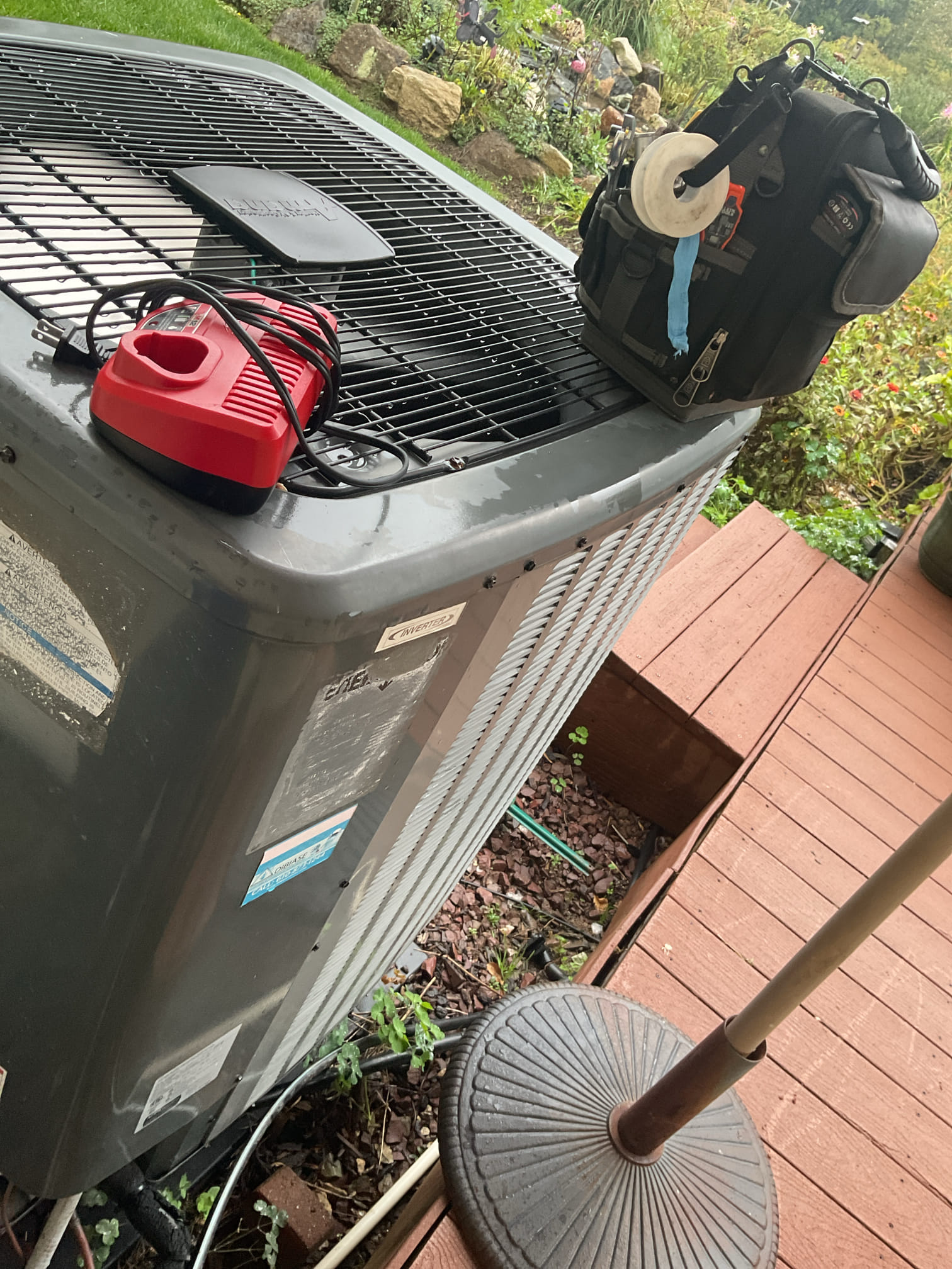 Found no surge protection on blower motor , installed Ecm surge protector. Performed precision heat tune up amana inverter heat pump. Replaced 20x22x1 air filter with 20x23x1 air filter. Checked all electrical connections and components. Checked temperature rise. Flushed drain. Checked refrigerant pressures at indoor and outdoor units. Amana inverter heat pump is working properly at time of service. Found no surge protection on blower motor , installed Ecm surge protector. Performed precision heat tune up amana inverter heat pump. Replaced 20x22x1 air filter with 20x23x1 air filter. Checked all electrical connections and components. Checked temperature rise. Flushed drain. Checked refrigerant pressures at indoor and outdoor units. Amana inverter heat pump is working properly at time of service.