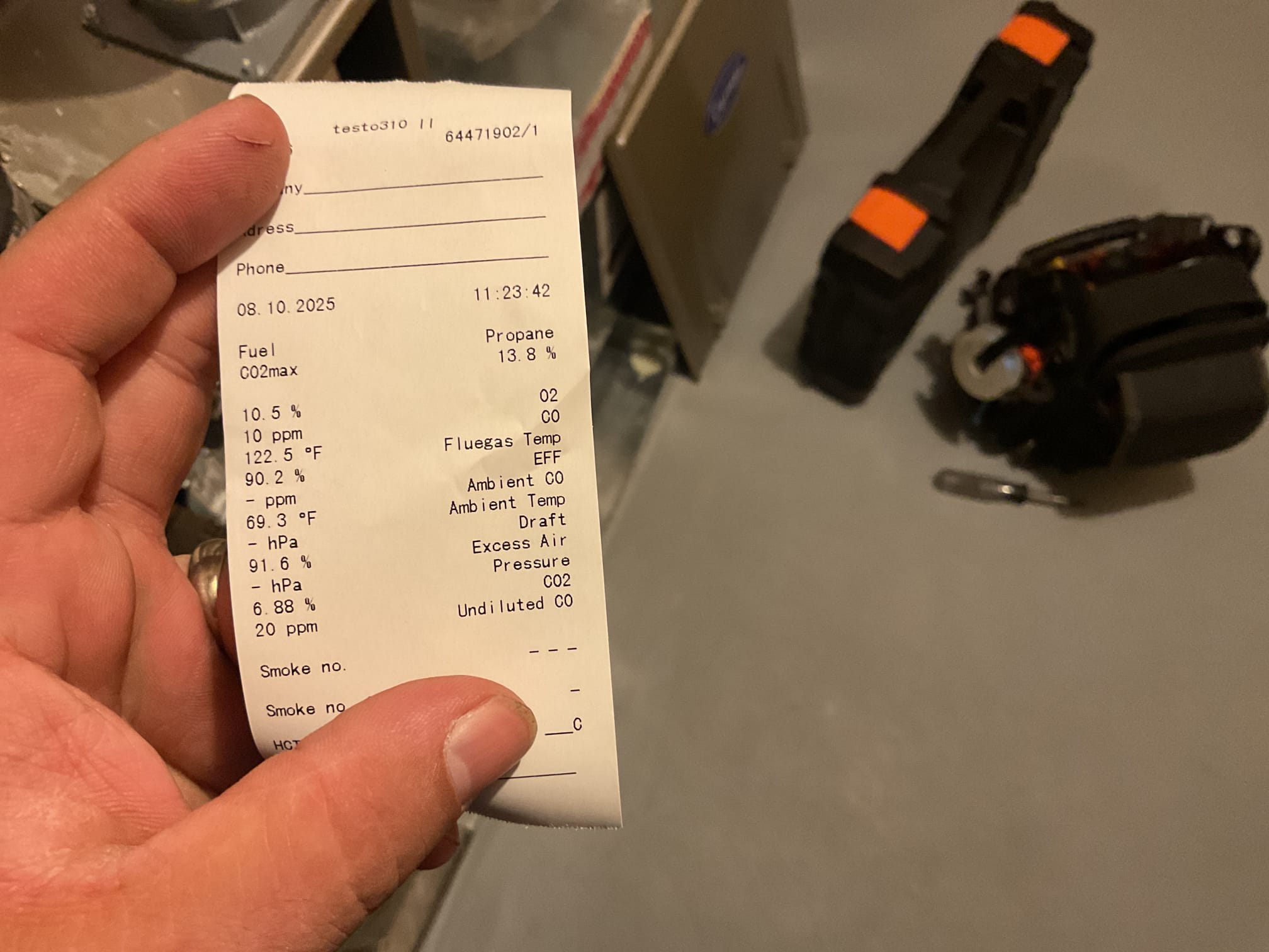 Performed precision heat tune up on carrier 2022 propane gas furnace. 16x25x1 air filter is clean. Checked all electrical connections and components. Blew out pressure switch tubing. Cleaned flame sensor. Checked resistance of hot surface igniter. Provided estimate to install whole home uv air purifier. Checked gas pressure and performed combustion test. Gas furnace is working properly at time of service. Performed precision heat tune up on carrier 2022 propane gas furnace. 16x25x1 air filter is clean. Checked all electrical connections and components. Blew out pressure switch tubing. Cleaned flame sensor. Checked resistance of hot surface igniter. Provided estimate to install whole home uv air purifier. Checked gas pressure and performed combustion test. Gas furnace is working properly at time of service.