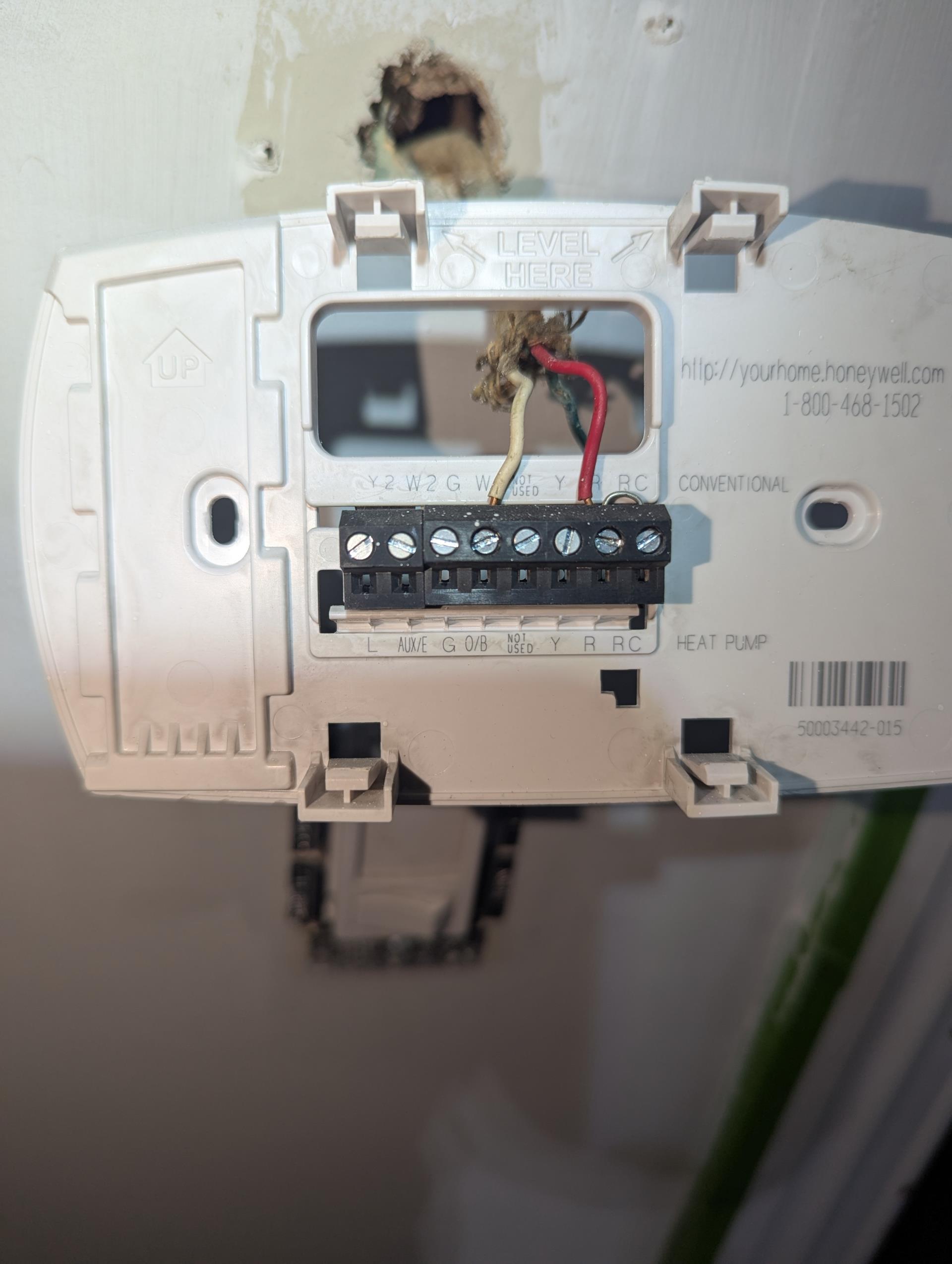 Ran new 18/3 low voltage wire from point in the basement to the TACO control. Spliced to be able to add common to thermostat.
Current thermostat does not have a common terminal so the green conductor behind the wall is left there with wire nut.
When Sean is done with remodeling the room they will install smart thermostat. They have an Ecobee they plan to use.
Replaced domestic water expansion tank (ST5) it is pressurized to match house water pressure 60psi.
Flushed Combi boiler heat exchanger. 1 hour with descaling solution. 15 minutes with water only.
Replaced ignition assembly and all gaskets.
.
Afterwards tested system both domestic water heating and space heating.
System operating well at this time.
Homeowners paid balance today. Ran new 18/3 low voltage wire from point in the basement to the TACO control. Spliced to be able to add common to thermostat.
Current thermostat does not have a common terminal so the green conductor behind the wall is left there with wire nut.
When Sean is done with remodeling the room they will install smart thermostat. They have an Ecobee they plan to use.
Replaced domestic water expansion tank (ST5) it is pressurized to match house water pressure 60psi.
Flushed Combi boiler heat exchanger. 1 hour with descaling solution. 15 minutes with water only.
Replaced ignition assembly and all gaskets.
.
Afterwards tested system both domestic water heating and space heating.
System operating well at this time.
Homeowners paid balance today.