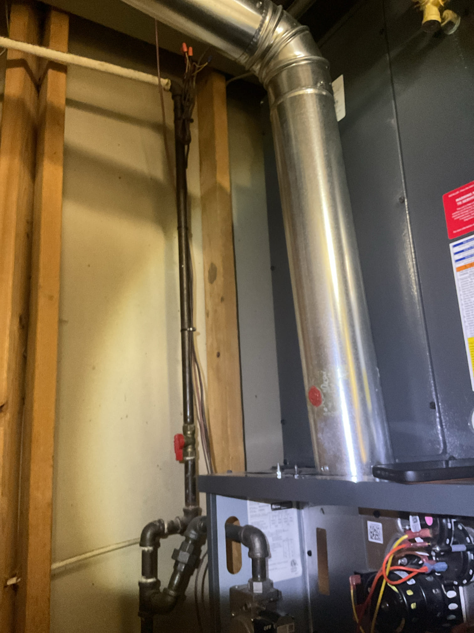 10/8/25 Dan 
I arrived to the customers home to service there 4 yr old gas furnace system. 
I started with checking the air filter and found good. . I checked all my electrical connections and voltages. I inspected and tested the  burners , flame sensor and the igniter. I inspected the exhaust for restrictions and rust and holes. I inspected the inducer and the blower motor operation. I checked and tested for combustion and took temp rise splits at the return and the supply. Everything is running fine at this time of service.  10/8/25 Dan 
I arrived to the customers home to service there 4 yr old gas furnace system. 
I started with checking the air filter and found good. . I checked all my electrical connections and voltages. I inspected and tested the  burners , flame sensor and the igniter. I inspected the exhaust for restrictions and rust and holes. I inspected the inducer and the blower motor operation. I checked and tested for combustion and took temp rise splits at the return and the supply. Everything is running fine at this time of service.