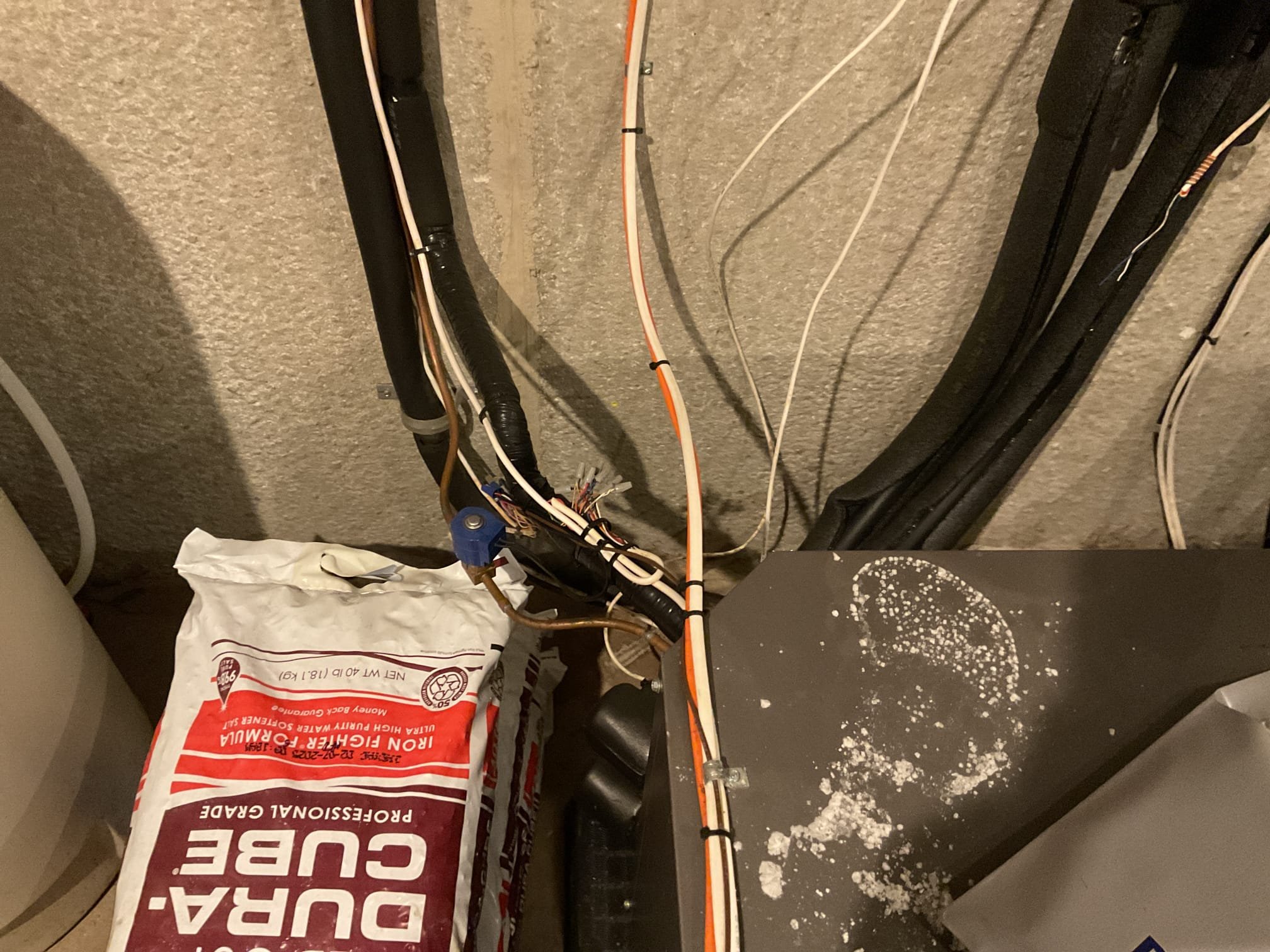 Fully assessed no cooling situation. Customer has lived in the home for approximately 3 years. There are several thermostats and room sensors all over the home. Customer has ressler and matter come out and add refrigerant to one of the systems, customer isn’t sure which one. There are 2 split geothermal systems that do the second floor and 2 package geothermal systems the customer did not know existed. Removed filters homeowner to replace those are filters. Found split geothermal that does 2nd floor left and right side has a call to the control board but not putting out 24 v to low pressure switch at all from circuit board, every once and a while it will and contactor will pull in for a split second. Need to locate and order this control board. Ressler and mateer that put in these systems re used a lot of old zone dampers and controls. Homeowner is not concerned until these become an issue. Will need to locate control board for geothermal and provide estimate. Also provided membership 