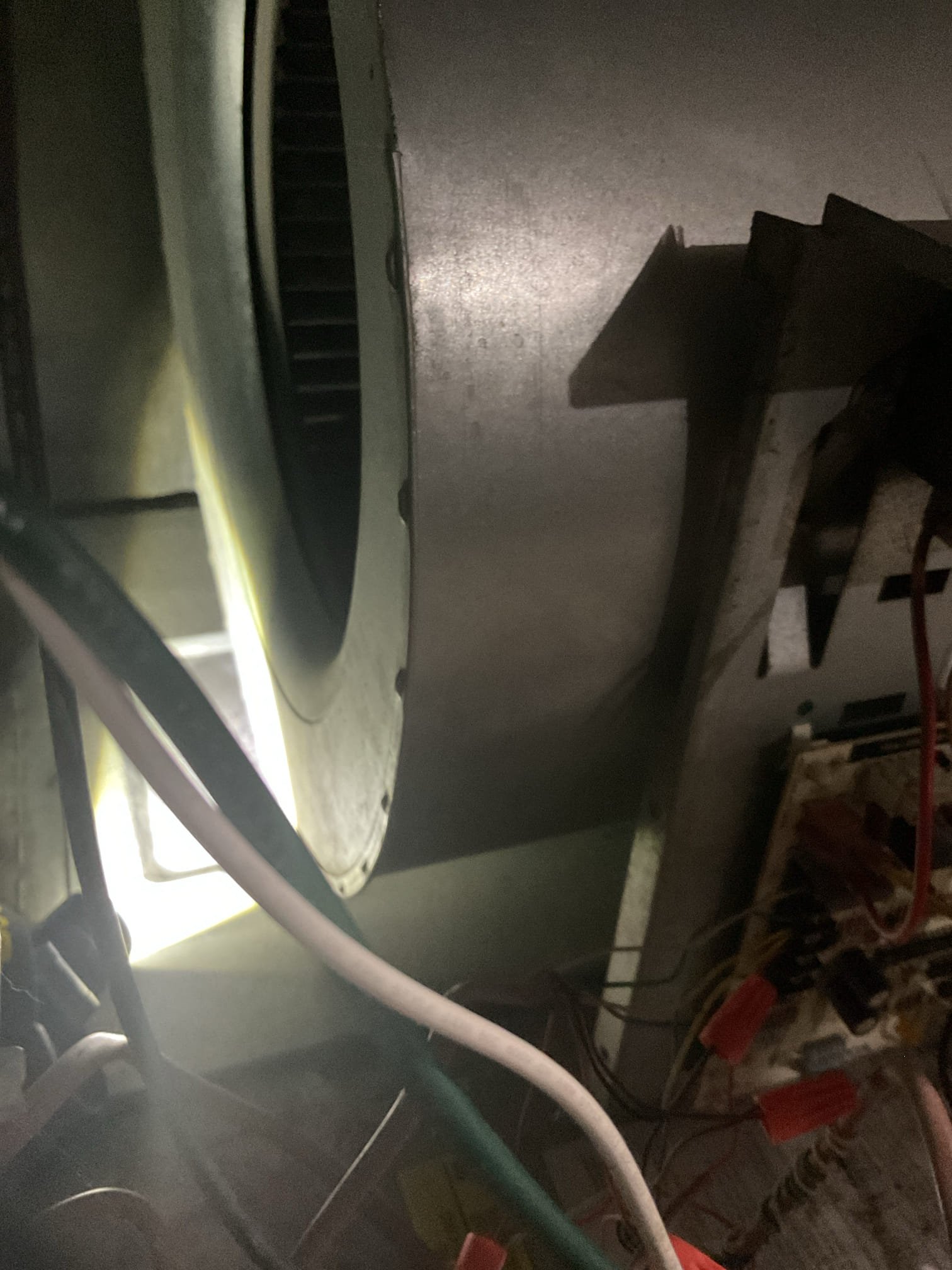 On arrival to the customers home, customer turned the system on for me, and I could hear the blower running, but was making an awful noise. When inspecting the blower motor and wheel I found the wheel fins was separating from the hub of the wheel. The blower wheel will need to be replaced. I quoted customer for the repairs and also threw in a discounted air cleaner with the repair customer declined at this time. He will look into replacing a wheel himself. If he can’t he will contact us. The customer is aware if he runs the heater or AC for too long. It may do more damage to the wheel and possibly damage the blower motor. I collected for the diagnostic for 84.15 paid by cc On arrival to the customers home, customer turned the system on for me, and I could hear the blower running, but was making an awful noise. When inspecting the blower motor and wheel I found the wheel fins was separating from the hub of the wheel. The blower wheel will need to be replaced. I quoted customer for the repairs and also threw in a discounted air cleaner with the repair customer declined at this time. He will look into replacing a wheel himself. If he can’t he will contact us. The customer is aware if he runs the heater or AC for too long. It may do more damage to the wheel and possibly damage the blower motor. I collected for the diagnostic for 84.15 paid by cc