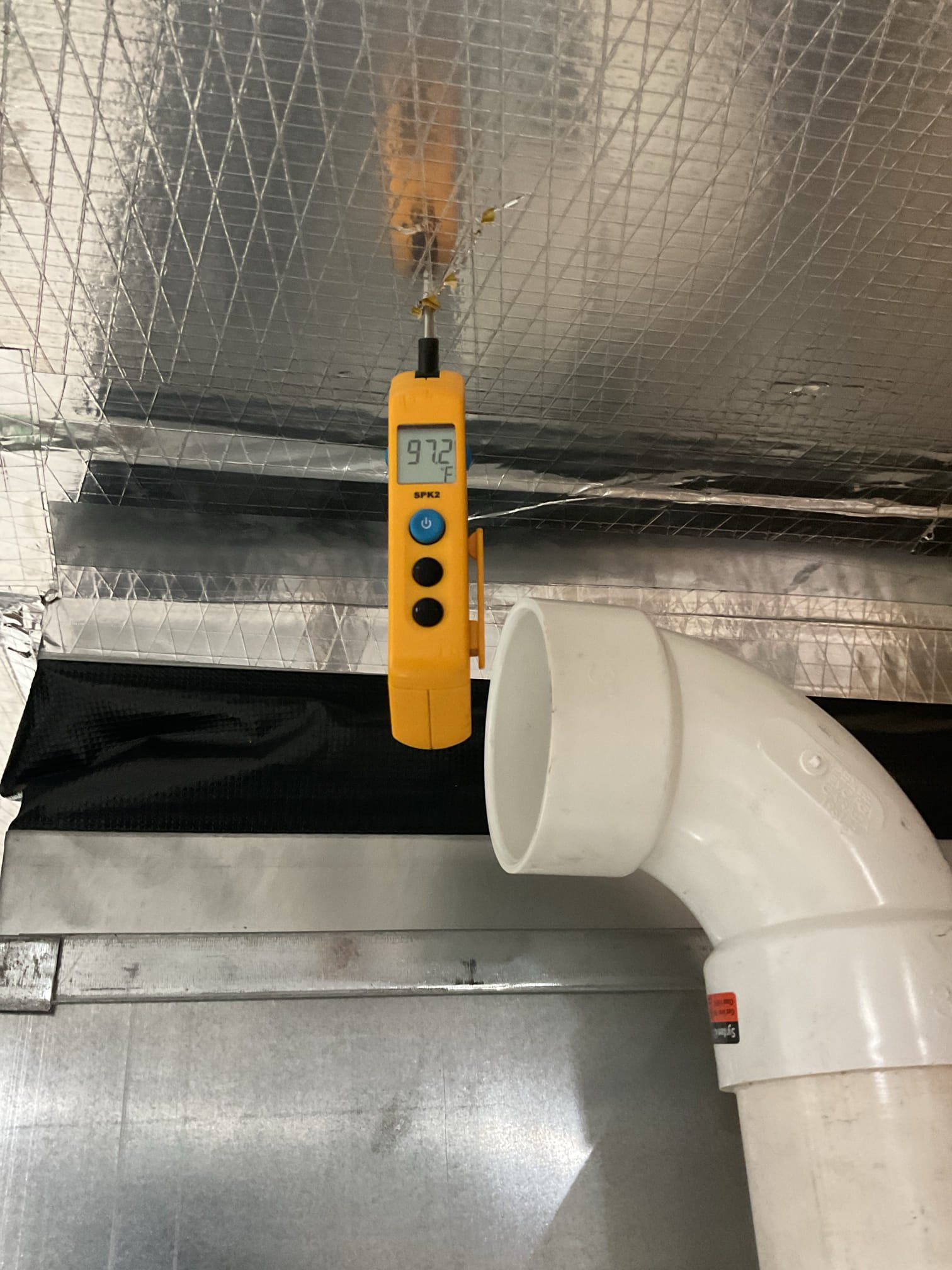 I arrived to the customers home to perform a Q.A. Inspection on there new hybrid system.  I started with checking the air filter and found good.  the filter size is 213 AA. I checked the overall neatness and performance of the newly installed system. I checked over all system accessories. I checked all my electrical connections and voltages. I inspected and tested the  burners , flame sensor and the igniter. I water tested all tubing and hoses. I inspected the exhaust and fresh air pipe for restrictions and bellies. I inspected the inducer and the blower motor operation. I checked and tested for combustion and took temp rise splits at the return and the supply. I checked the outdoor unit level and disconnect level. Made sure the overall visual inspection was good for the outdoor heat pump . Everything is running fine at this time of service for both sides of the equipment. 


I did have to caulk the inside of the line set in the basement and also the packing nut on the old humidifier t