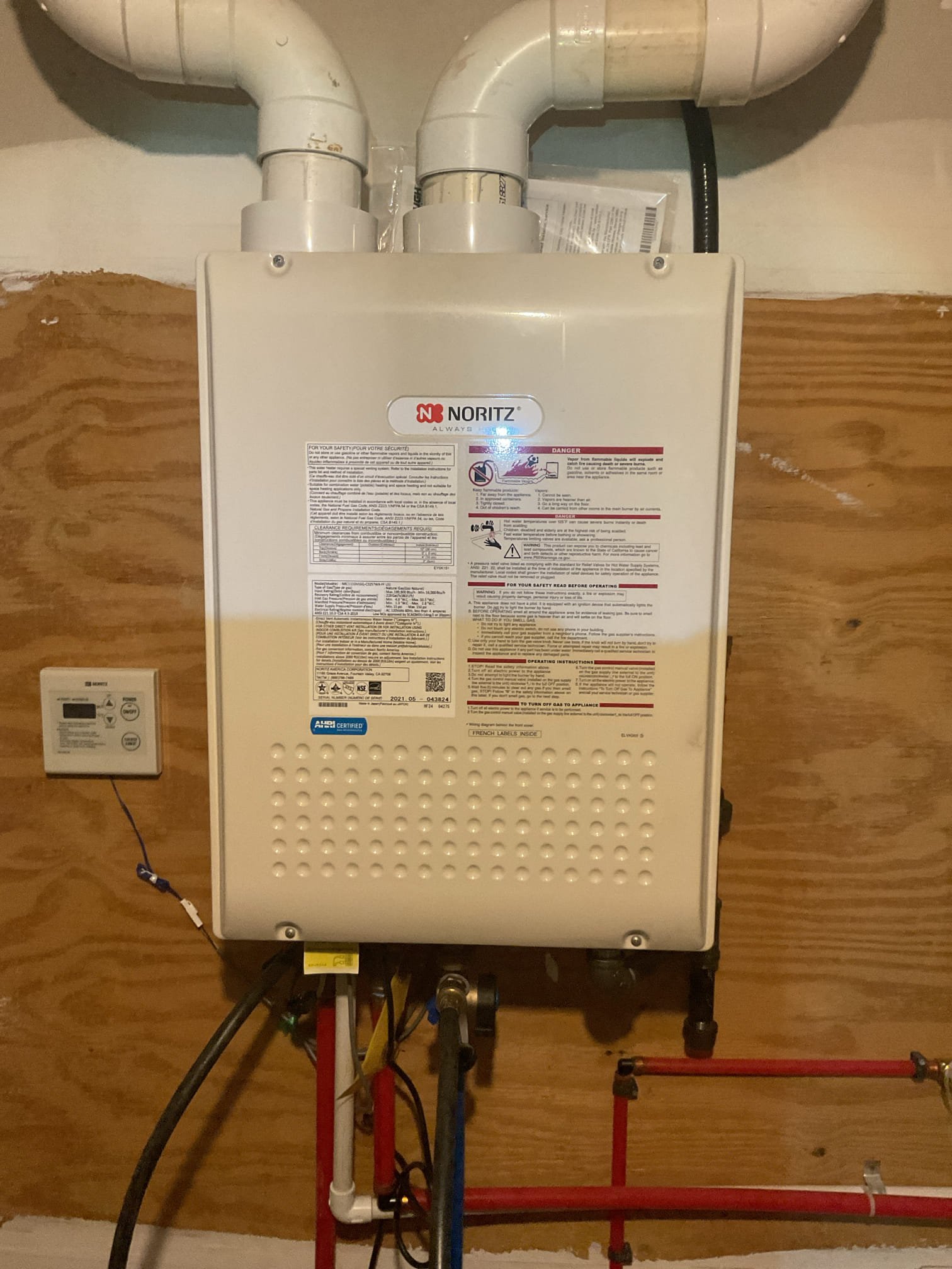 10/9/25

I arrived to the customers home to service their 3 yr old gas furnace system. 
I started with checking the air filter and found good. the filter size is 16x25x1. I checked all my electrical connections and voltages. I inspected and tested the  burners , flame sensor and the igniter. I water tested all tubing and hoses. I inspected the exhaust and fresh air pipe for restrictions and bellies. I inspected the inducer and the blower motor operation. I checked and tested for combustion and took temp rise splits at the return and the supply. Everything is running fine at this time of service. 

I did leave a few estimates for a blower motor protection, and for a water protection wet switch for the external pan. He does have a secondary drain piped in for the pan. 