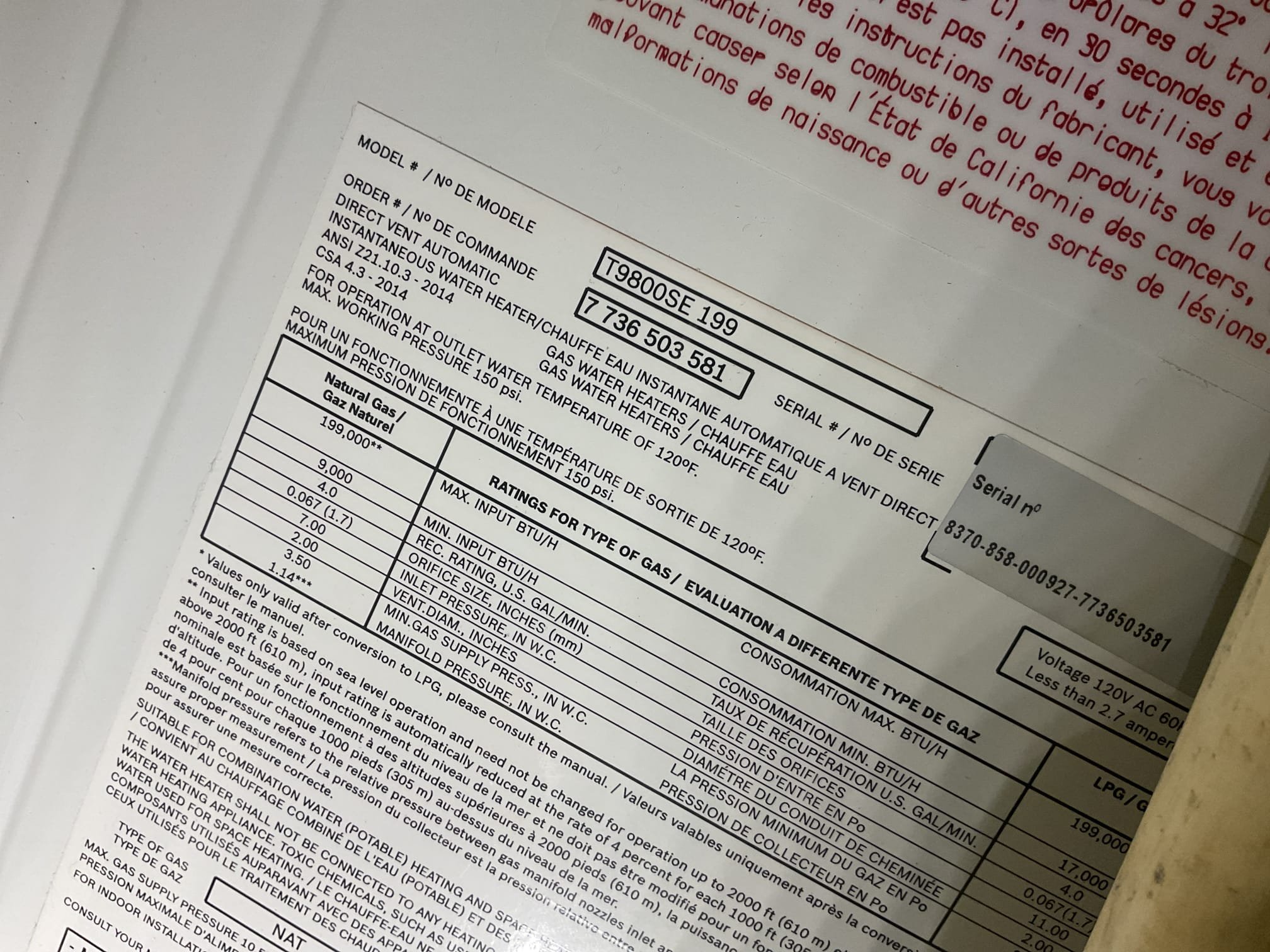 Talked to homeowner about intermittent issue with 2019 Bosch tankless water heater locking out on c1 error code. Checked for blockages in venting with camera, no blockages found. Looked over troubleshooting for this tankless water heater and there is a screen that is inside at the heat exchanger and this can be blocked. If it is not blocked combustion fan will need replaced. We will need to locate the parts and provide repair estimate. Sent over info about maintenance plan. To remove this screen and replace could take up to 2 hrs. Customer would like us to order fan and screen if both under parts warranty only. Talked to homeowner about intermittent issue with 2019 Bosch tankless water heater locking out on c1 error code. Checked for blockages in venting with camera, no blockages found. Looked over troubleshooting for this tankless water heater and there is a screen that is inside at the heat exchanger and this can be blocked. If it is not blocked combustion fan will need replaced. We will need to locate the parts and provide repair estimate. Sent over info about maintenance plan. To remove this screen and replace could take up to 2 hrs. Customer would like us to order fan and screen if both under parts warranty only.