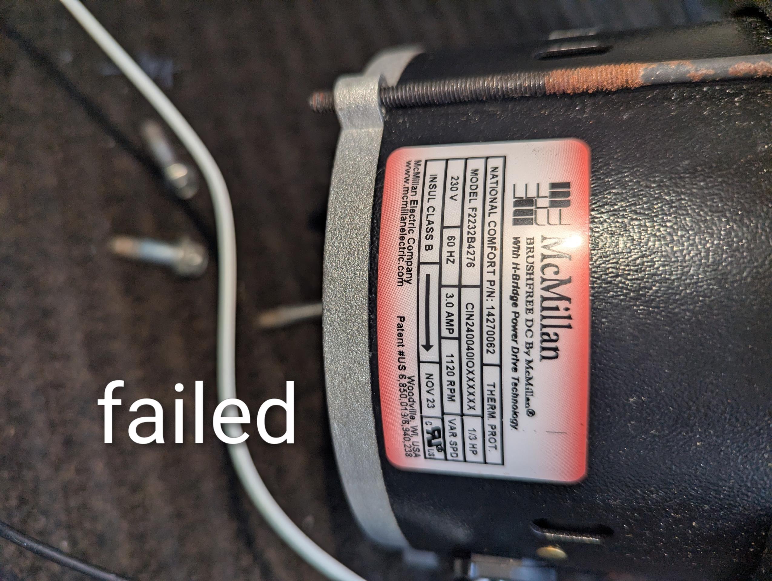 Installed new blower motor under warranty. Tested

Completed heat tune up for package gas/AC system. Installed by Dibase 9/1/20

Filter replaced a few days ago when Luis diagnosed system: Clean
Cleaned flame sensor
Checked gas pressures
Inspected wiring, controls and electric motors. Equipment has surge protection
Measured temperature rise.

Combustion and draft tests: Pass

System operating well at this time. 