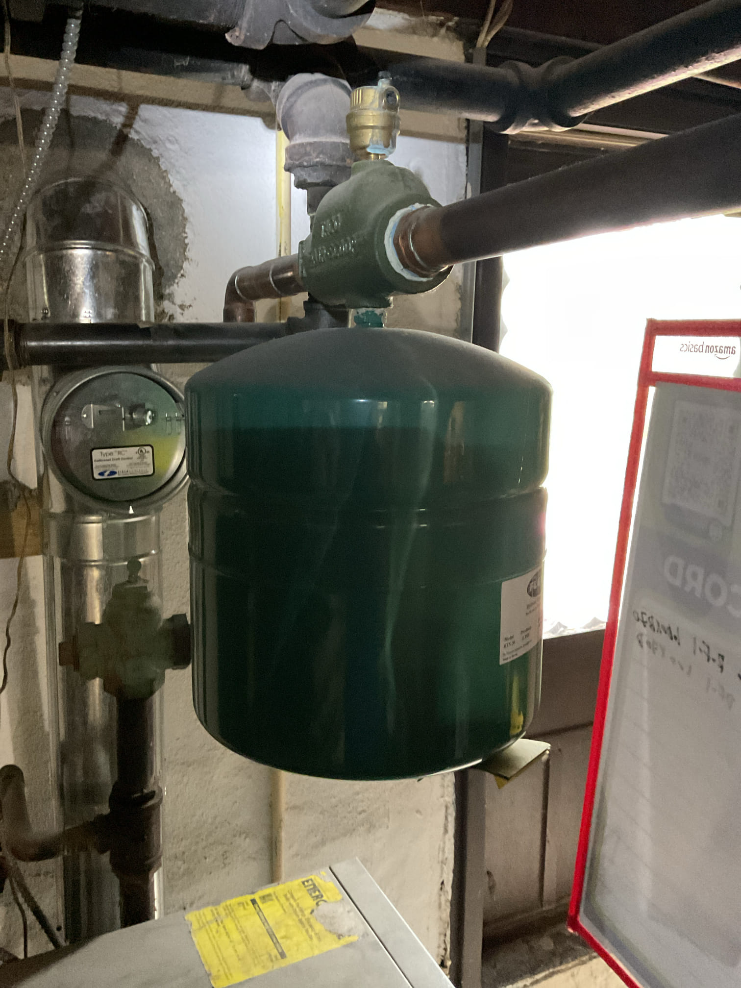 I arrived to the customers home to work on their oil fired boiler , It’s 14 years old. I started with inspecting for water leaks, and checked all the copper line joints. I checked the temperature pressure gauge. I checked connections and voltages on the boiler and inspected the aqua stat and circulators. I inspected  the heat  exchanger and cleaned and inspected the flue pipe for corrosion and holes. I made sure the chimney was clear. I replaced the oil filter, the strainer and nozzle . I cleaned and set the electrodes for proper gapping for proper system operation. I bled  the oil burner and tested for combustion and checked the return and supply pipes . Everything is working fine with oil fired boiler at this time of service. Collected for 299.00 service contract renewal . 
