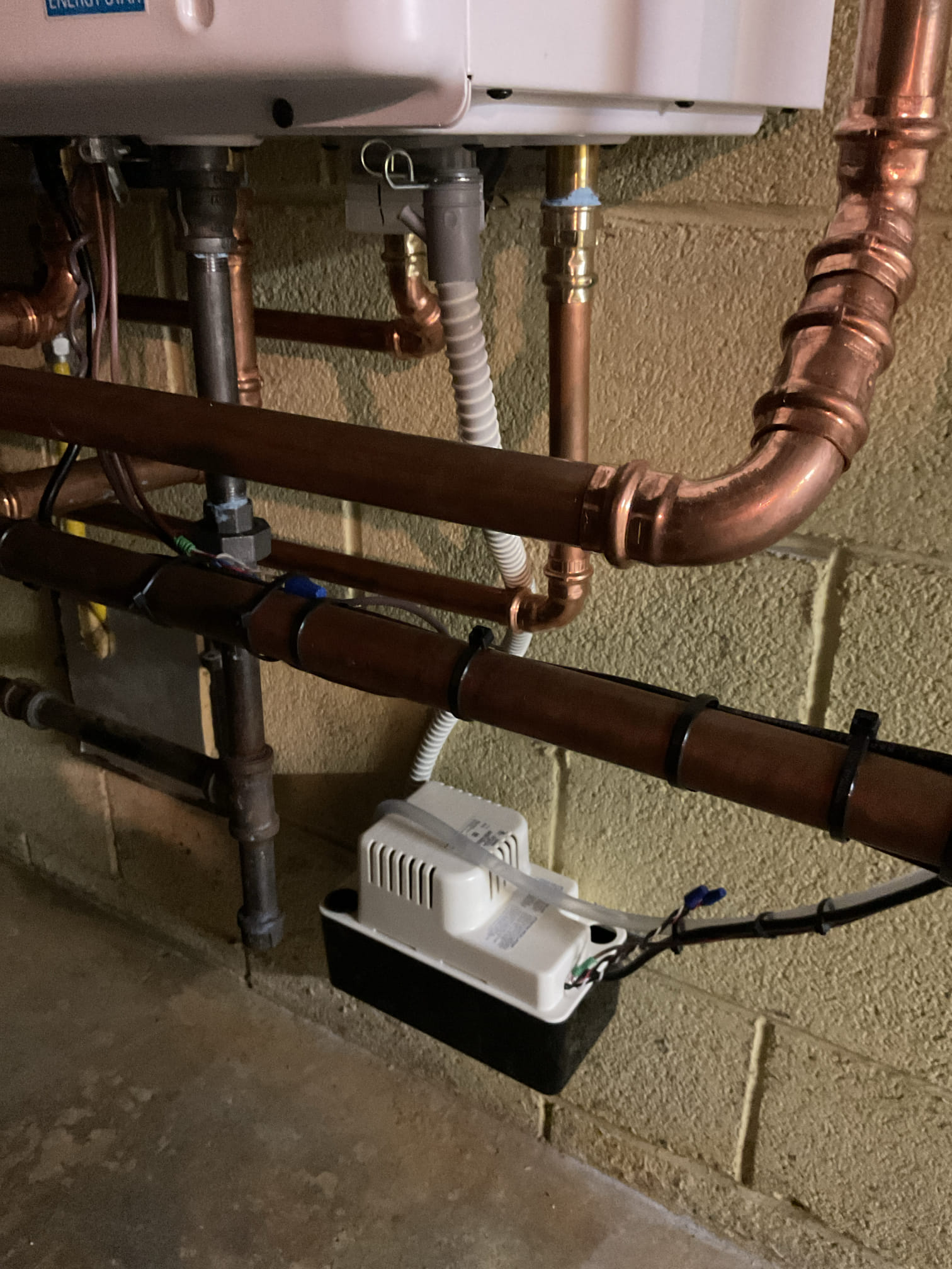 Boiler domestic hot water works. Couldn’t get the boiler to run for both zones. I traced all my wires . Found transformer that powers the relay box wasn’t stepping down to 24 volts, which will run the thermostats. I added a new transformer 40va . I turned the system back on and now both zones are actually calling for heat at the relay board and everything is heating up again. Warranty new system . Please follow up in a few days and check on the customer. Boiler domestic hot water works. Couldn’t get the boiler to run for both zones. I traced all my wires . Found transformer that powers the relay box wasn’t stepping down to 24 volts, which will run the thermostats. I added a new transformer 40va . I turned the system back on and now both zones are actually calling for heat at the relay board and everything is heating up again. Warranty new system . Please follow up in a few days and check on the customer.