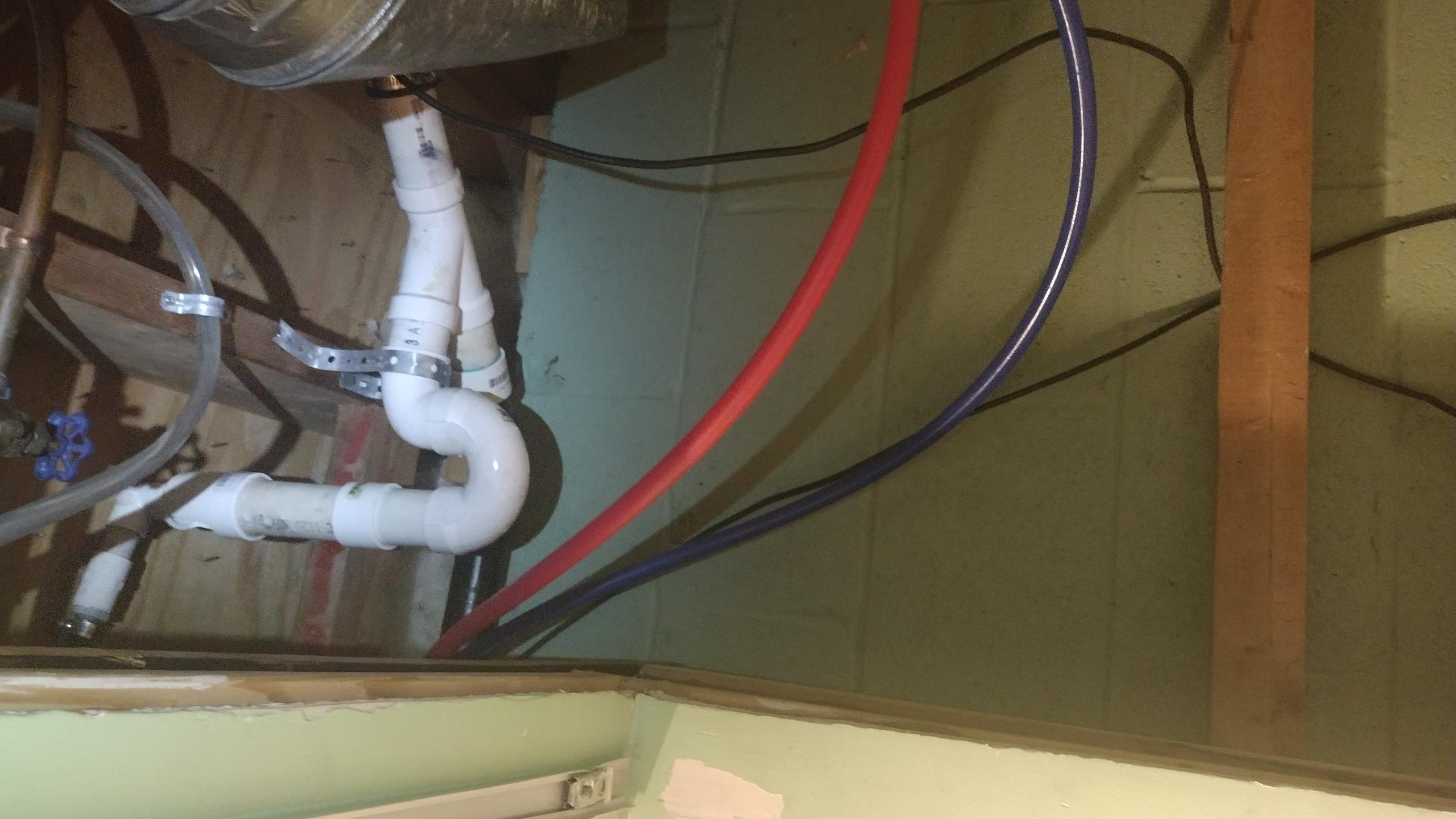 10-14-25 Luis return visit to install air gap for water softener system. Cut stand pipe so air gap is on the highest point. Once repair was done test water system two times on no water was splashing. Did not had extra time to complete hvac tune up. 