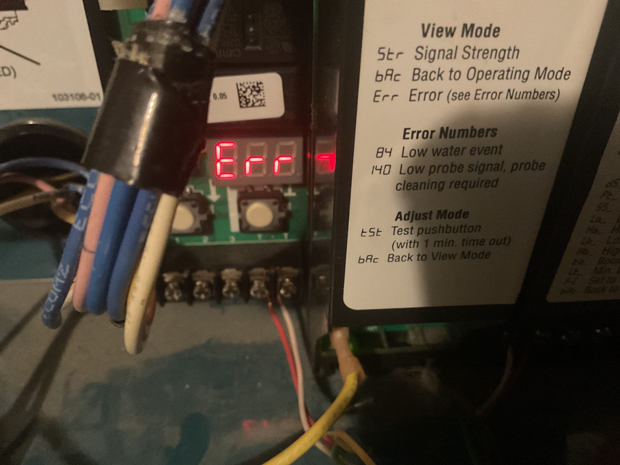Found oil boiler locked out on code 3.1 which is card communication error. Took photos of burnham I . Q. Cards. Do not have these on the truck need to order replacement cards. Was able to get the control to re learn the cards for now and boiler is working for now. Our office to get pricing and availability on both cards. Performed combustion test. Found oil boiler locked out on code 3.1 which is card communication error. Took photos of burnham I . Q. Cards. Do not have these on the truck need to order replacement cards. Was able to get the control to re learn the cards for now and boiler is working for now. Our office to get pricing and availability on both cards. Performed combustion test.