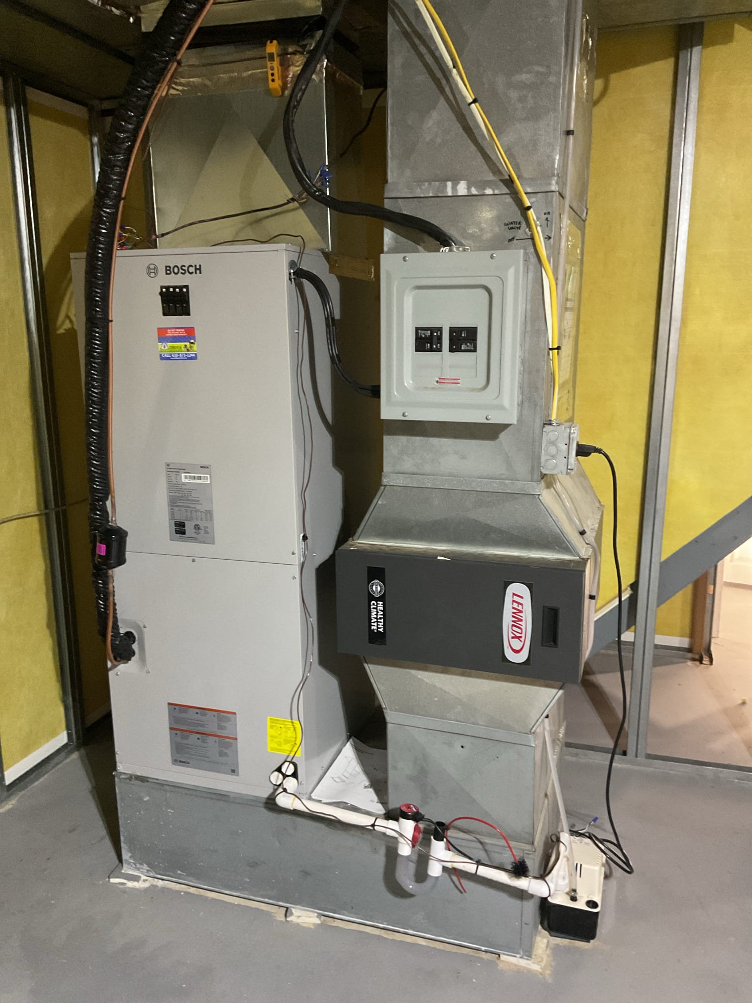 10/16/25 Dan
I Arrived to the customers home for a heat pump check up on a 2 yr old system . I checked all electrical connections and voltages . I checked the air filter and found good , filter size is 201 AA. I Inspected the indoor coil and tested electric heat package. Took temp splits for the electric heat and blower motor amperage draws. I looked at the outdoor heat pump and tested for an outdoor btu output. Inspected the outdoor components and unit pressures. Everything is working fine at this time of service.
10/16/25 Dan
I Arrived to the customers home for a heat pump check up on a 2 yr old system . I checked all electrical connections and voltages . I checked the air filter and found good , filter size is 201 AA. I Inspected the indoor coil and tested electric heat package. Took temp splits for the electric heat and blower motor amperage draws. I looked at the outdoor heat pump and tested for an outdoor btu output. Inspected the outdoor components and unit pressures. Everything is working fine at this time of service.
