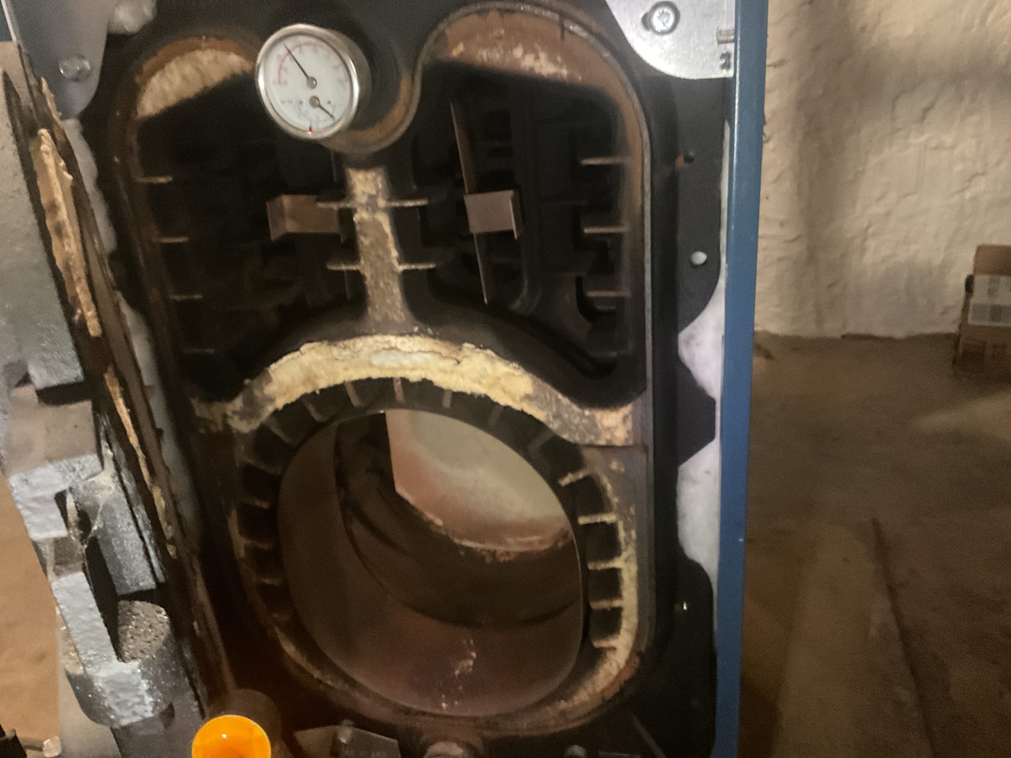 Fully assessed oil boiler. Started up boiler and it had a little smell but not to bad. Performed combustion test it was good. Boiler is a little dirty and should be cleaned but not terrible. Opened up boiler and checked chimney base everything was open. Recommend for us to come back and complete a tune up on oil boiler. Boiler is working properly at time of service.  Installed co detector. 
Install co defender 