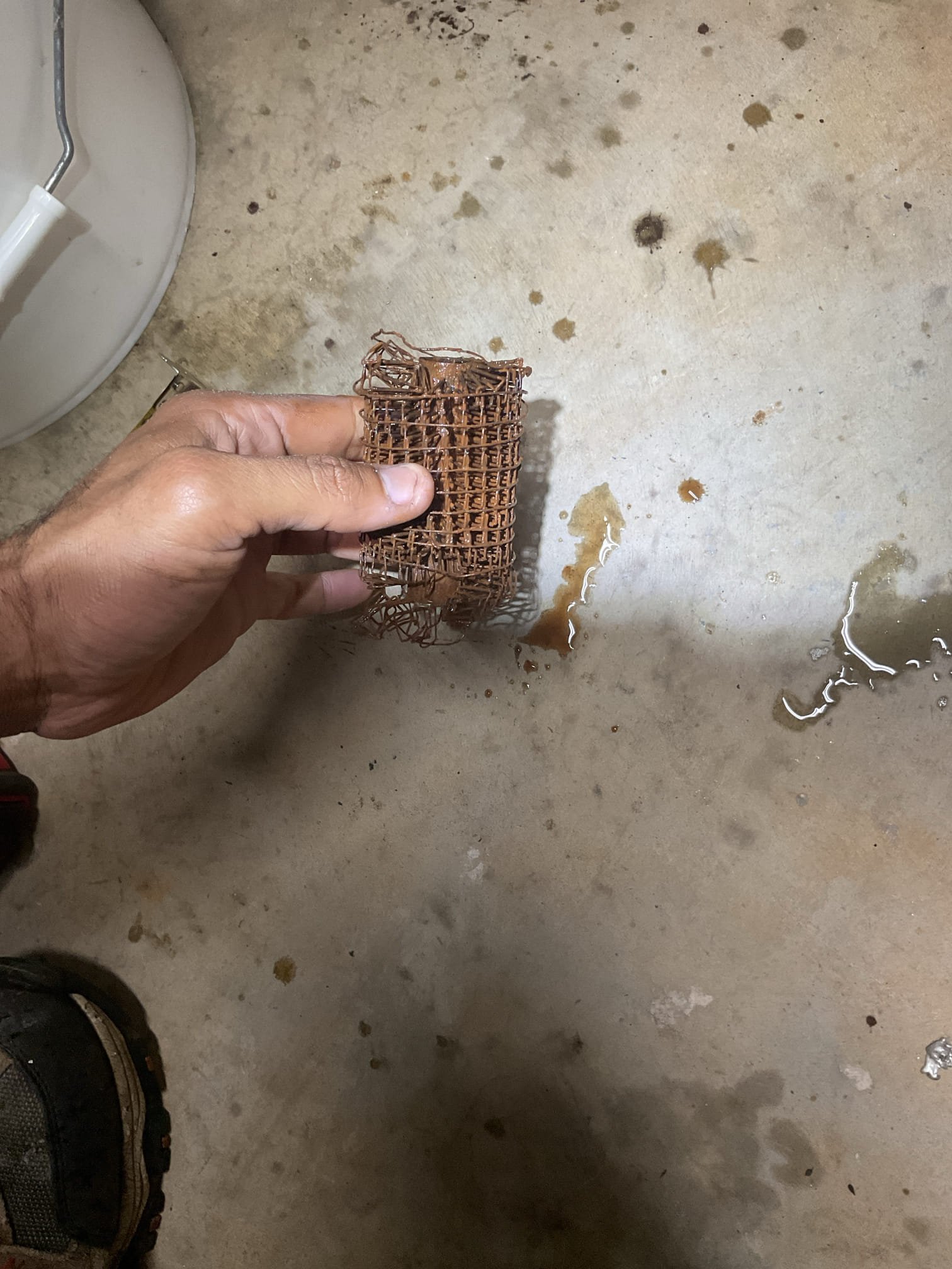 Luis 10-23-25 customer called again. Pressure relief has still leaking water upon arrival. Check boiler operation check water, pressure and temperature. Water kept going higher than 30 psi opening relief health. I noticed expansion tank not getting hot usually tops get hot. Remove expansion tank and check bladder OK I inspected the spire vent mechanism. I noticed a strainer is in bad shape. Also water coming out of the pipes are it’s really dirty (sediment). I removed strainer for testing. Purge boiler and all zones are heating. I will check if strainer is available if strainer is no longer available new air elimination will be required. Provided estimate for repairs. 