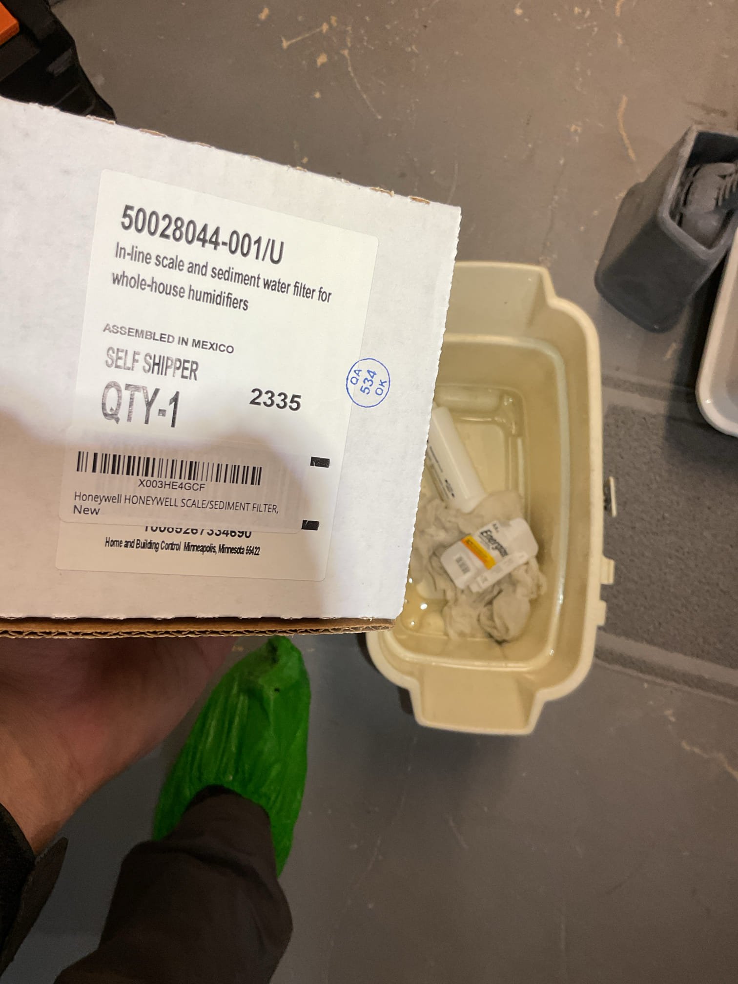 
Completed heat tune up for natural gas furnace.

Homeowner replaces air filter on his own schedule
 
Inspected heat exchanger, burners, flue pipe, inducer assembly and hoses
Inspected hot surface ignitor and verified resistance with meter
Cleaned flame sensor and verified flame rectification circuit
Measured temperature rise and static pressure
Checked wiring, controls, electric motors and components; 
Checked manifold gas pressures
Inspected drain and pump. Cleared EZ trap.

Replaced Honeywell in-line scale inhibitor for water line that feeds steam humidifier. Provided by homeowner.
Left estimate for steam humidifier maintenance this should be done every 2 years and in some cases every year. 
 
Combustion, draft and smoke tests: Pass

Gas furnace is operating well at this time. 

Homeowner renewed and paid for plan today. 