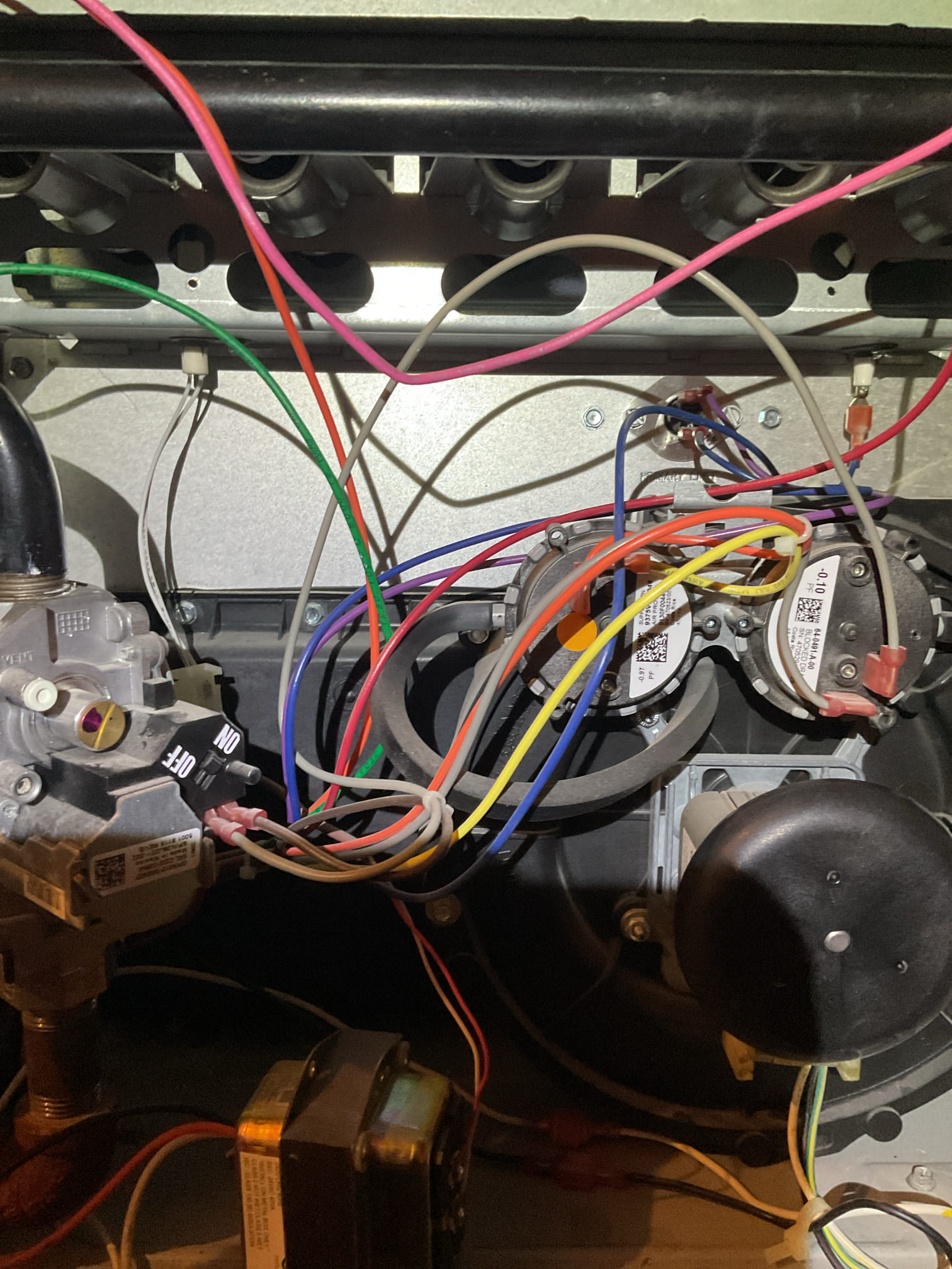 10/27/25 Dan 

I arrived to the customers home to service their 5 yr old gas furnace system. 
I started with checking the air filter and replaced , the filter size is 16x25x1. I checked all my electrical connections and voltages. I inspected and tested the  burners , flame sensor and the igniter. I water tested all tubing and hoses. I inspected the exhaust and fresh air pipe for restrictions and bellies. I inspected the inducer and the blower motor operation. I checked and tested for combustion and took temp rise splits at the return and the supply. Everything is running fine at this time of service. 

The customers will review there recommendations. 