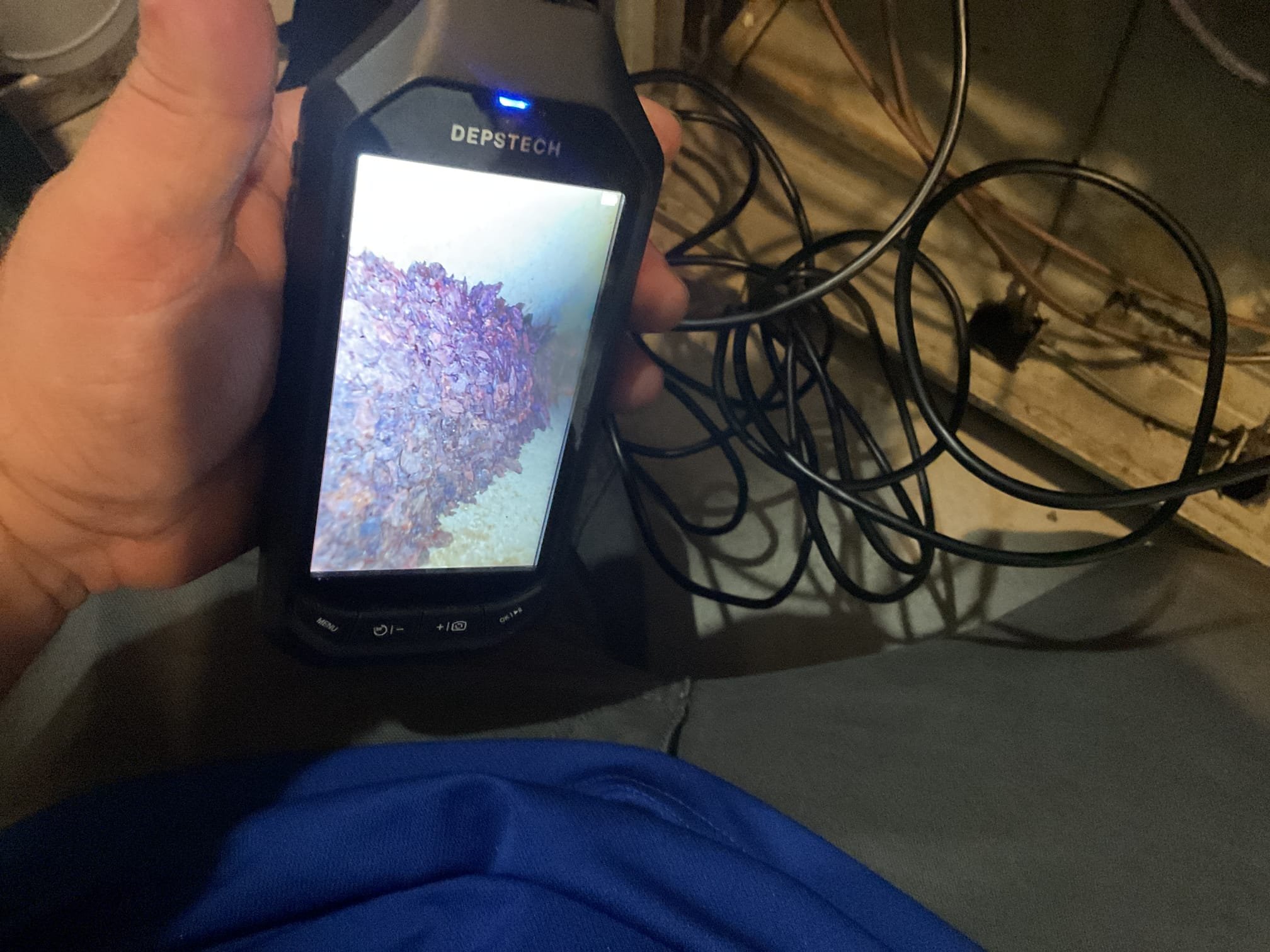 Fully assessed no heating situation on 1993 American standard gas furnace . Homeowner replaced his own control board, work fine during cooling season the heating season came and now has locked out on several different codes. ( reverse polarity, pressure switch code, high limit). Used camera and looked over heat exchanger and found it to be cracked. Explained to customer that due to the age only real option is to replace the system. Our office to contact and set up appointment. 