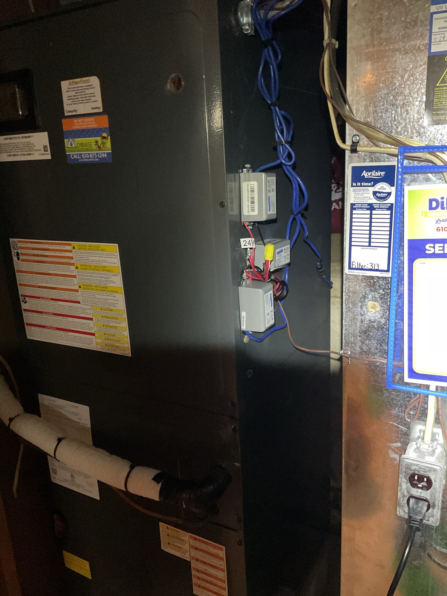 Installation of uv light for coil, supply left and supply right duct branches. 

Installation of UV-C generating system near indoor coil to eliminate and reduce microbial growth to improve health of home and equipment

Installation of surge protection for indoor blower. 