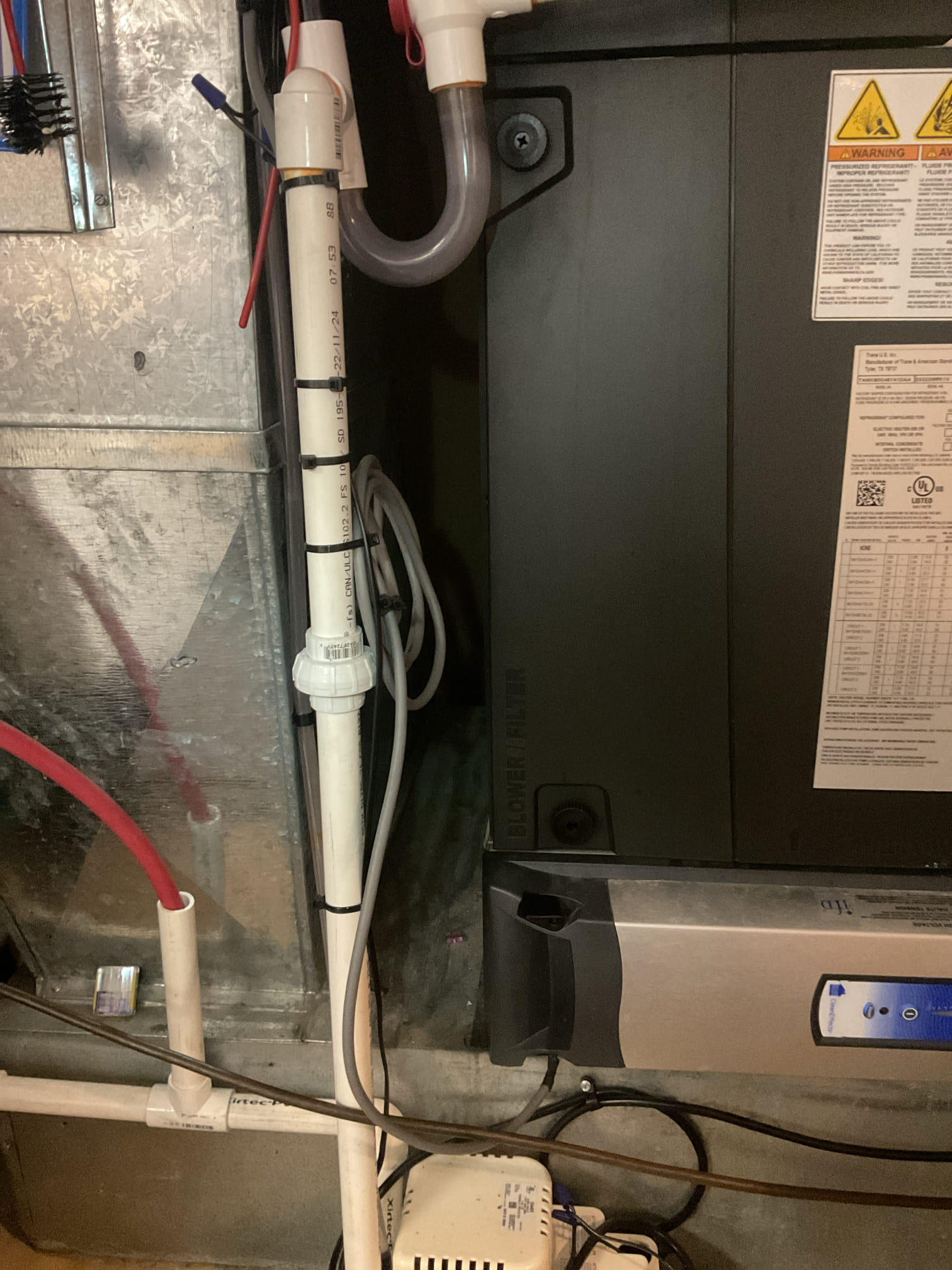 10/28/25 Dan and Liz 

I Arrived to the customers home for a heat pump check up on a 4 month old system . I checked all electrical connections and voltages . I checked the air filter and cleaned . Inspected the indoor coil and tested electric heat package. Took temp splits for the electric heat and blower motor amperage draws. I looked at the outdoor heat pump and tested for an outdoor btu output. Inspected the outdoor components and unit pressures. Everything is working fine at this time of service. 