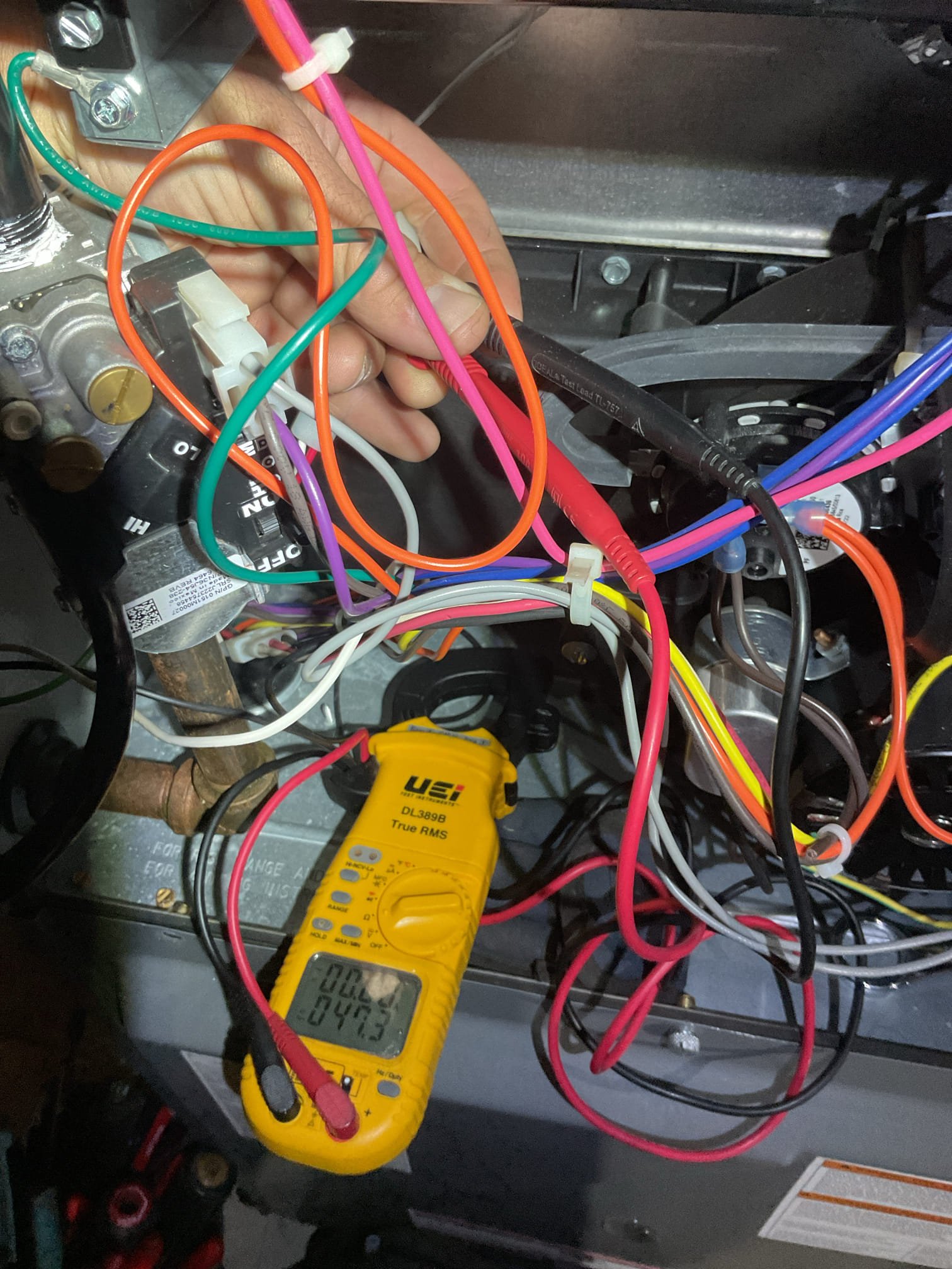 Completed heat tune up for natural gas furnace.
16x25x1 filter ok
Inspected heat exchanger, burners, flue pipe, inducer assembly and hoses
Inspected hot surface ignitor and verified resistance with meter
Cleaned flame sensor and verified flame rectification circuit
Measured temperature rise and static pressure
Checked wiring, controls, electric motors and components; there is no surge protector at indoor equipment left estimate for a surge protector for the entire 120V circuit and a surge protector for the indoor blower. 
Checked manifold gas pressure
Inspected drain and pump. Cleared EZ trap
Combustion, draft and smoke tests: Pass
Gas furnace is operating well at this time. 
Homeowner renewed plan today.  
Completed heat tune up for natural gas furnace.
16x25x1 filter ok
Inspected heat exchanger, burners, flue pipe, inducer assembly and hoses
Inspected hot surface ignitor and verified resistance with meter
Cleaned flame sensor and verified flame rectification circuit
Measured temperature rise and static pressure
Checked wiring, controls, electric motors and components; there is no surge protector at indoor equipment left estimate for a surge protector for the entire 120V circuit and a surge protector for the indoor blower. 
Checked manifold gas pressure
Inspected drain and pump. Cleared EZ trap
Combustion, draft and smoke tests: Pass
Gas furnace is operating well at this time. 
Homeowner renewed plan today.