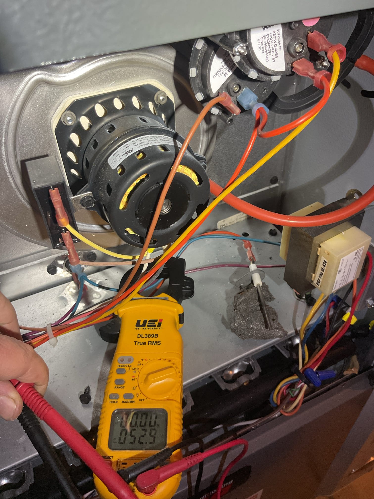 
Completed heat tune up for natural gas furnace. Installed 1/29/21 by Dibiase. 110,000 BTU 80%

Replaced Aprilaire 413 filter from truck stock 
Inspected heat exchanger, burners, flue pipe, inducer assembly and hoses
Inspected hot surface ignitor and verified resistance with meter
Cleaned flame sensor and verified flame rectification circuit
Measured temperature rise and static pressure
Checked wiring, controls, electric motors and components; 
Checked manifold gas pressure
Inspected drain and pump. Added treatment tabs to pump. Recommend a wet switch as additional water safety. If water is detected on floors near equipment this switch will shut equipment down preventing damage to nearby floors/rooms. Left email estimate. 

REME cell was lat replaced September 2022. Due for replacement. I presented estimate. She wants to do it next tune up visit. 

Combustion, draft and smoke tests: Pass

Gas furnace is operating well at this time. 