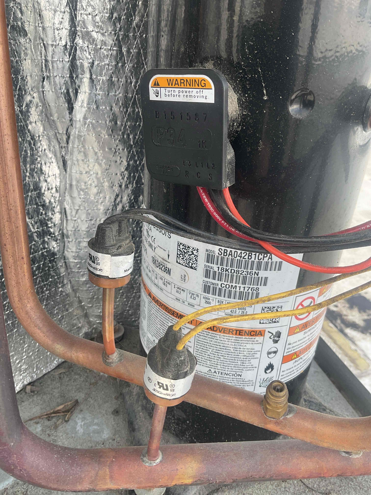 Fully assessed no heating situation. Went up to rooftop system. Found no leds on control board. Checked for power at disconnect, found no 240 v. Went to breaker panel and found 40 amp breaker to rooftop was tripped. Reset breaker and tested operation of gas furnace, performed combustion test, everything was working correctly in heating mode. Switched over to cooling mode and found rooftop had 194 psi 410a. Found compressor locked up. Then tripped circuit breaker again. Our office to provide compressor replacement quote.  Fully assessed no heating situation. Went up to rooftop system. Found no leds on control board. Checked for power at disconnect, found no 240 v. Went to breaker panel and found 40 amp breaker to rooftop was tripped. Reset breaker and tested operation of gas furnace, performed combustion test, everything was working correctly in heating mode. Switched over to cooling mode and found rooftop had 194 psi 410a. Found compressor locked up. Then tripped circuit breaker again. Our office to provide compressor replacement quote.