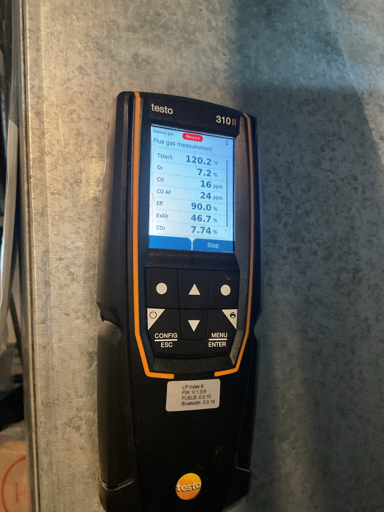 Luis 10-31-25 gas heat inspection on a 2018 Concord high efficiency heater natural gas check electrical connections, low and high voltage’s replace air filter check all ignition components delivery system combustion removal system perform combustion test check temperature rise and check static pressure. System is working properly at the time of service. I noticed some piping at water heater  heavily corroded. Water heater information plate has been removed. No information about water heater is available. I provide estimate for repairs. Current water heater does not have expansion tank. I included tank on repairs estimates. 