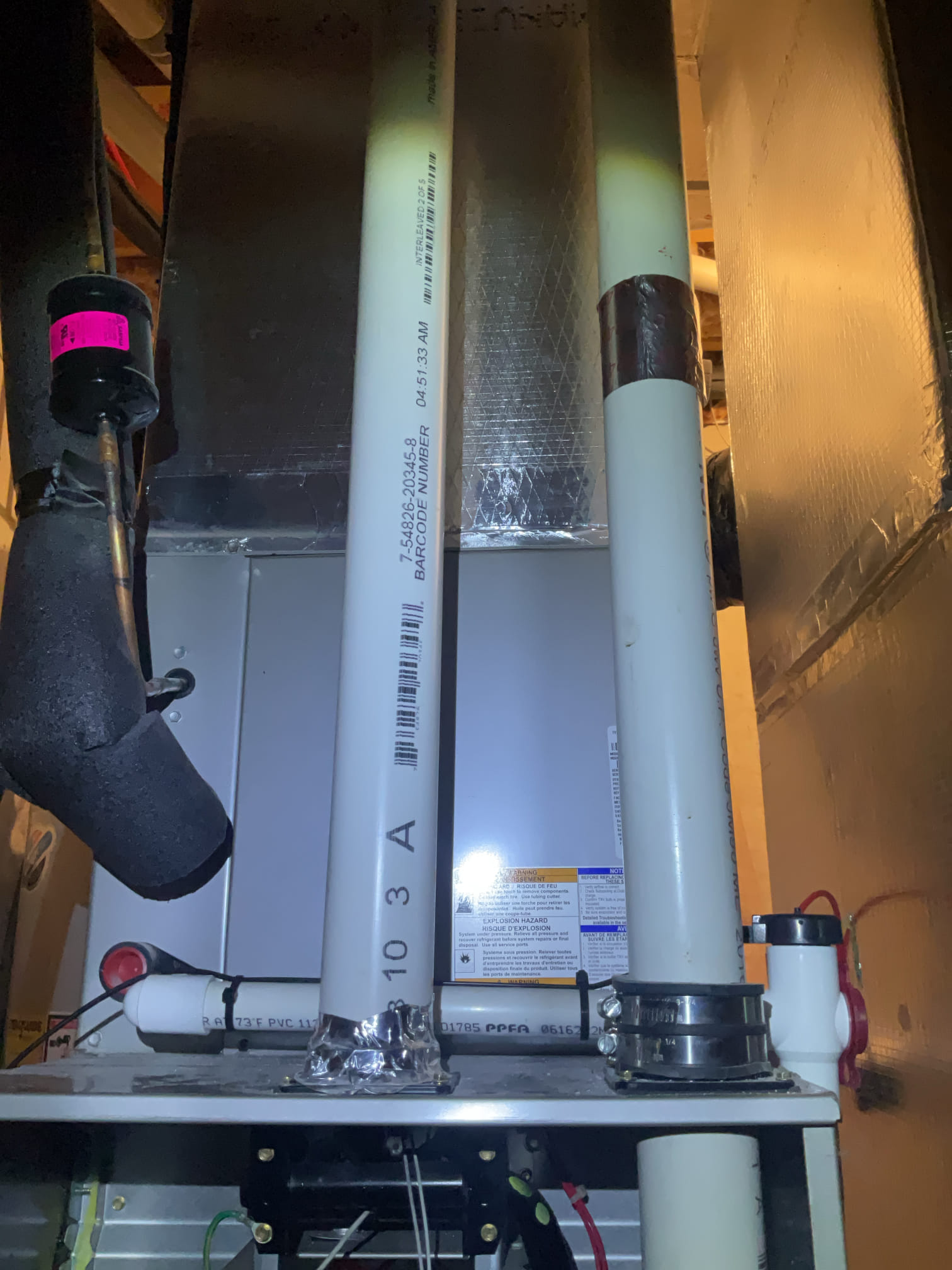  arrived to the customers home to service their 8 yr old gas furnace system. 
I started with checking the air filter and replaced , the filter size is 16x25x1. I serviced and tested the customers 600 humidifier. I set the humidistat at 37% . I checked all my electrical connections and voltages. I inspected and tested the  burners , flame sensor and the igniter. I water tested all tubing and hoses. I inspected the exhaust and fresh air pipe for restrictions and bellies. I inspected the inducer and the blower motor operation. I checked and tested for combustion and took temp rise splits at the return and the supply. Everything is running fine at this time of service. 

I collected for $59.00 for a humidifier service paid by cc. 