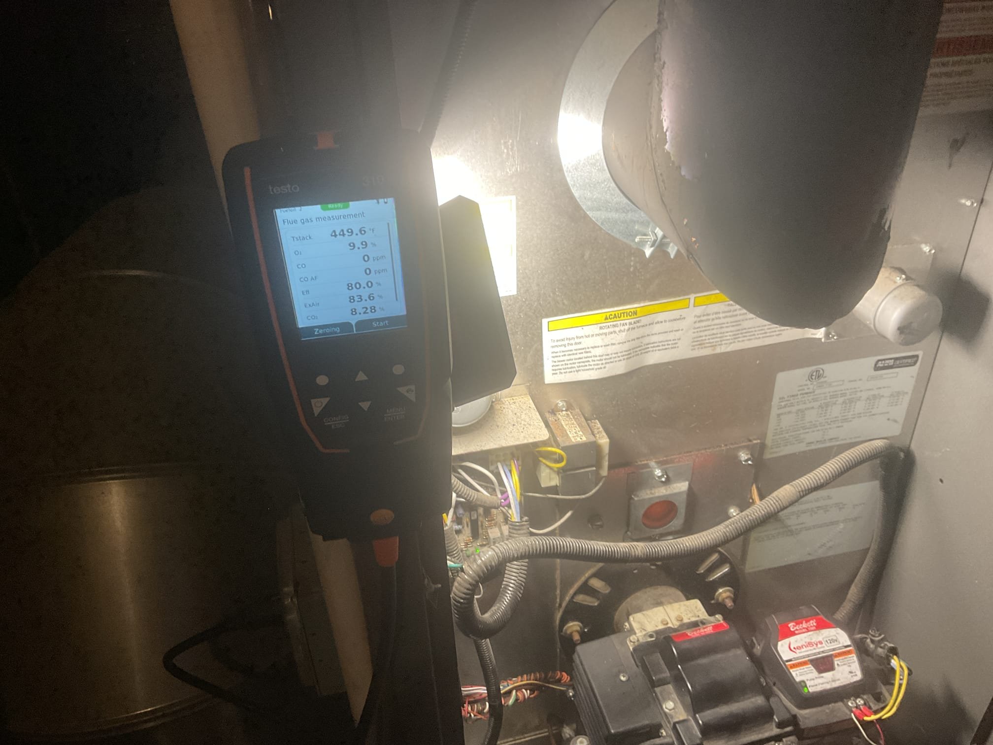 Fully assessed no heating situation on crown oil furnace. Found furnace off when I arrived gave system a call for heat and found burner shutting off on primary control. Bled about a gallon of brown oil from system until I got red oil. Furnace fired up and continue to run. As the system was running, found circuit board started turning on and off burner repeatedly. Wiggled mole connection on circuit board and found that this was an issue also. Widen pins for now and made a more solid connection. Burner continued to stay running. Would recommend replacement of oil burner circuit board. Replaced oil filter pump screen and point60 x 60 W nozzle. Performed combustion test. Oil boiler is running for now our office to provide quote to replace circuit board.  Fully assessed no heating situation on crown oil furnace. Found furnace off when I arrived gave system a call for heat and found burner shutting off on primary control. Bled about a gallon of brown oil from system until I got red oil. Furnace fired up and continue to run. As the system was running, found circuit board started turning on and off burner repeatedly. Wiggled mole connection on circuit board and found that this was an issue also. Widen pins for now and made a more solid connection. Burner continued to stay running. Would recommend replacement of oil burner circuit board. Replaced oil filter pump screen and point60 x 60 W nozzle. Performed combustion test. Oil boiler is running for now our office to provide quote to replace circuit board.