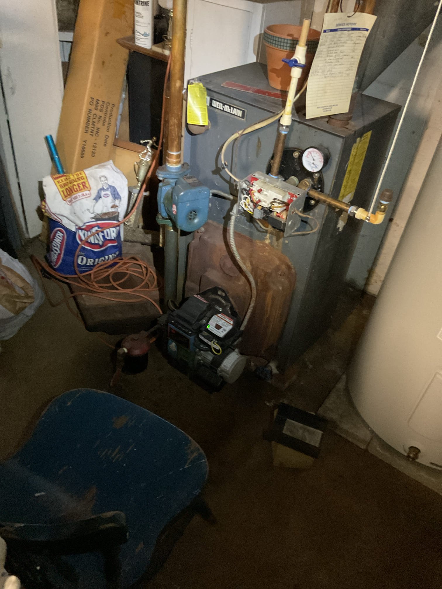 Customer called in for thermostat issue they tried to change thermostat but it wouldn’t work. Customer was trying to install new smarty thermostat without common. Ac air handler issue in attic with oil boiler in basement. Provided estimate to replace thermostat with compatible one. Customer approved repairs. Install new thermostat, and test boiler ok. I also ac unit ok. Cycle both systems ok. I noticed boiler is very old. Would recommend getting an estimate to replace boiler. 