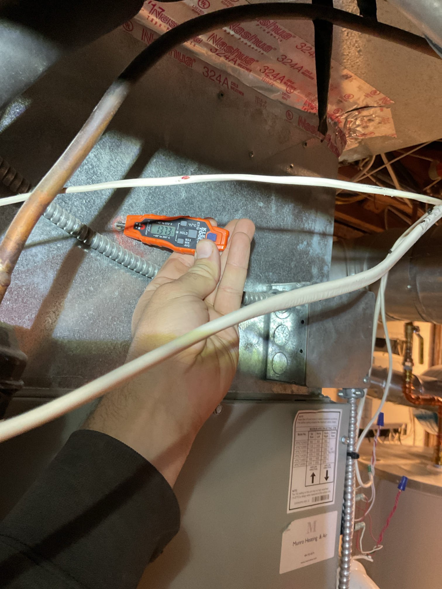 No heat issue.

Found 3 flash error code.
Port from where tubing is tied into had a tiny blockage preventing pressure switch from making.
Cleared port and tubing
 
Cycled system several times observing for any other possible causes for this error code.

Also cleaned flame sensor and verified flame rectification circuit.

Completed heat tune up while here,

Completed heat tune up for natural gas furnace.

Replaced 20x25x1 filter
Inspected heat exchanger, burners, flue pipe, inducer assembly and hoses
Inspected hot surface ignitor and verified resistance with meter
Cleaned flame sensor and verified flame rectification circuit
Measured temperature rise and static pressure
Checked wiring, controls, electric motors and components; there are no surge protectors; there is an x13 blower motor surge protector installed but no surge protector for outdoor equipment. 
Checked manifold gas pressure
Inspected drain and pump. There is a condensate pump safety but no overfill protection switch or wet 