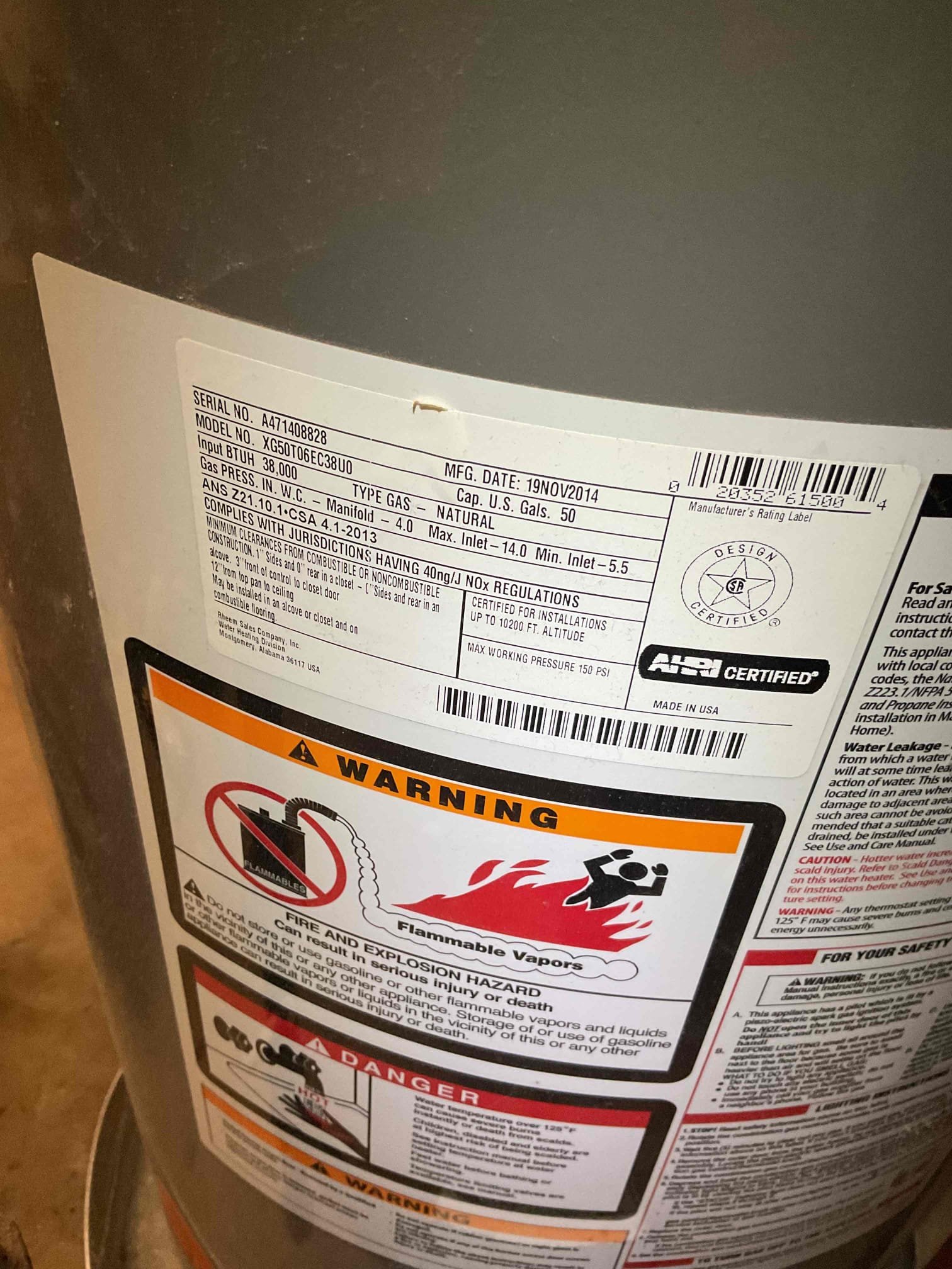 Luis 11-3-25 Perform gas boiler tuneup 80% well McLain. Inspect heat exchanger and flue pipe test operation of boiler. Perform combustion and draft test ok Check water pressure and temperature. Test components. Water limit ok. Inducer motor ok. Cycle boiler ok test both zones ok, both circulating pumps ok. boiler is working properly at the time of service. Emailed estimate for water heater options 
