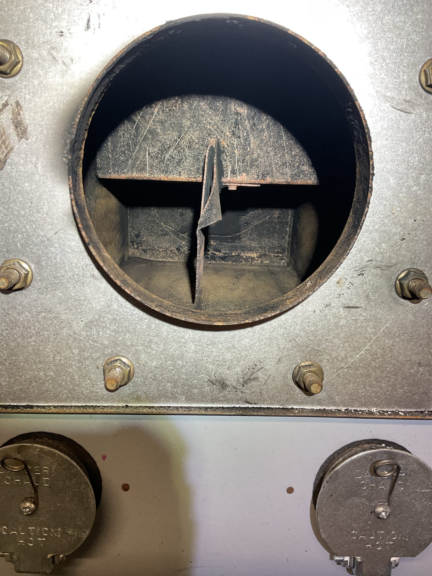 Completed heat tune up for Carrier oil furnace.

16x25x4 Filter ok
Cleaned heat exchanger and inspected flue piping and chimney. Was heavily sooted. 
Replaced oil filter, strainer with gasket and nozzle. .75 80B
Inspected electrode condition and alignment, transformer, cad cell eye, and air bands for debris. 
Electrodes are slightly worn provided estimate to replace. Told him he will need to replace soon. 
Inspected wiring, controls, electric motors and components including fan speeds. A surge protector can be installed. Provided email estimate.
Bled oil line and tested system. 

Combustion, smoke and draft tests: Pass

Oil furnace. operating well at this time. 