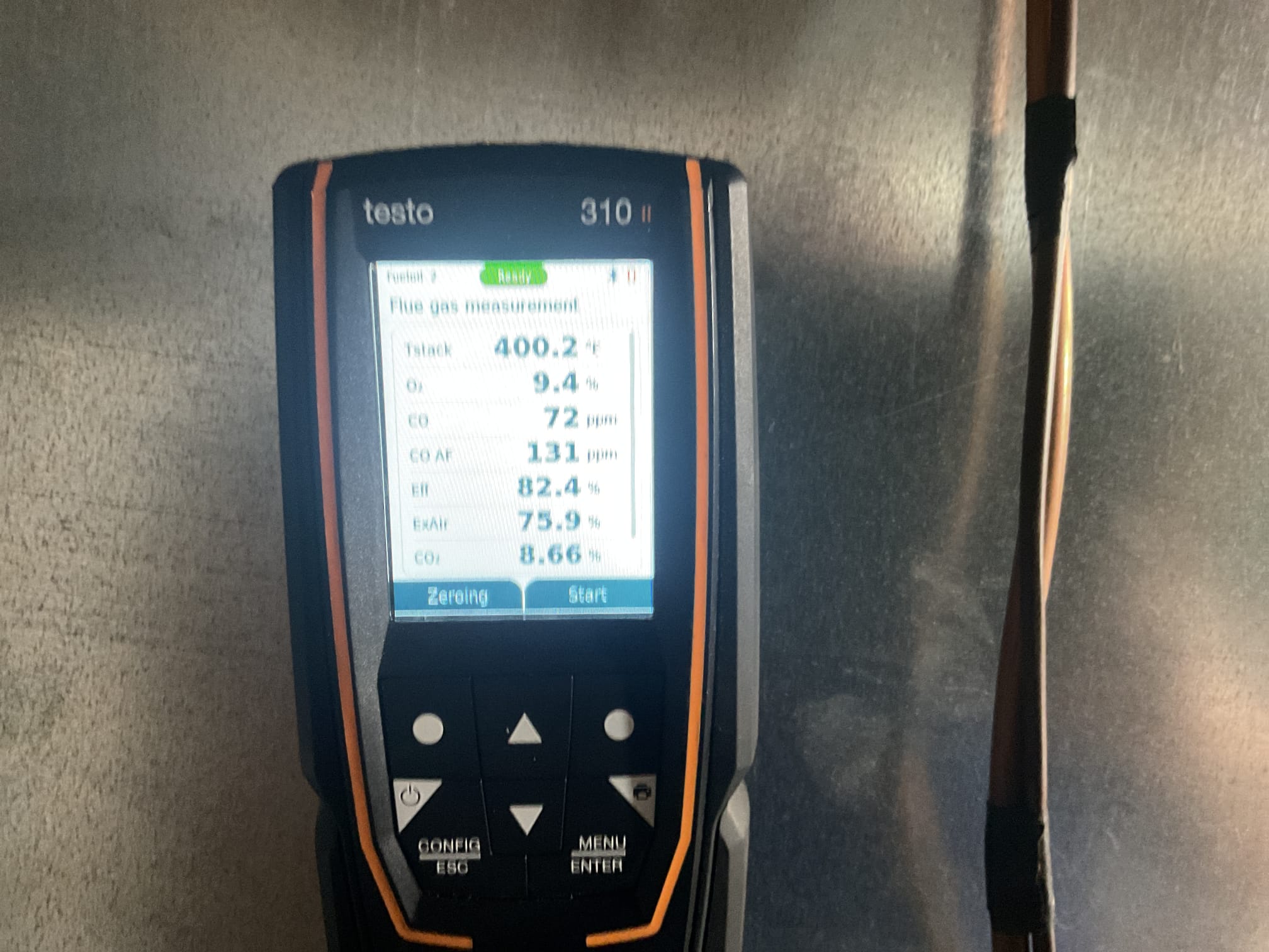 Performed precision oil furnace tune up on 2005 Carrier oil furnace. Electronic air cleaner is clean. Checked all electrical connections and components. Replaced Rf1 oil filter. .75x70 b nozzle. Vacuumed soot from heat exchanger and smoke pipe. ( homeowner services his own humidifier). System is 20 years old and recommend to homeowner to start considering replacement. Performed smoke and combustion test. Oil furnace is working at time of service. 