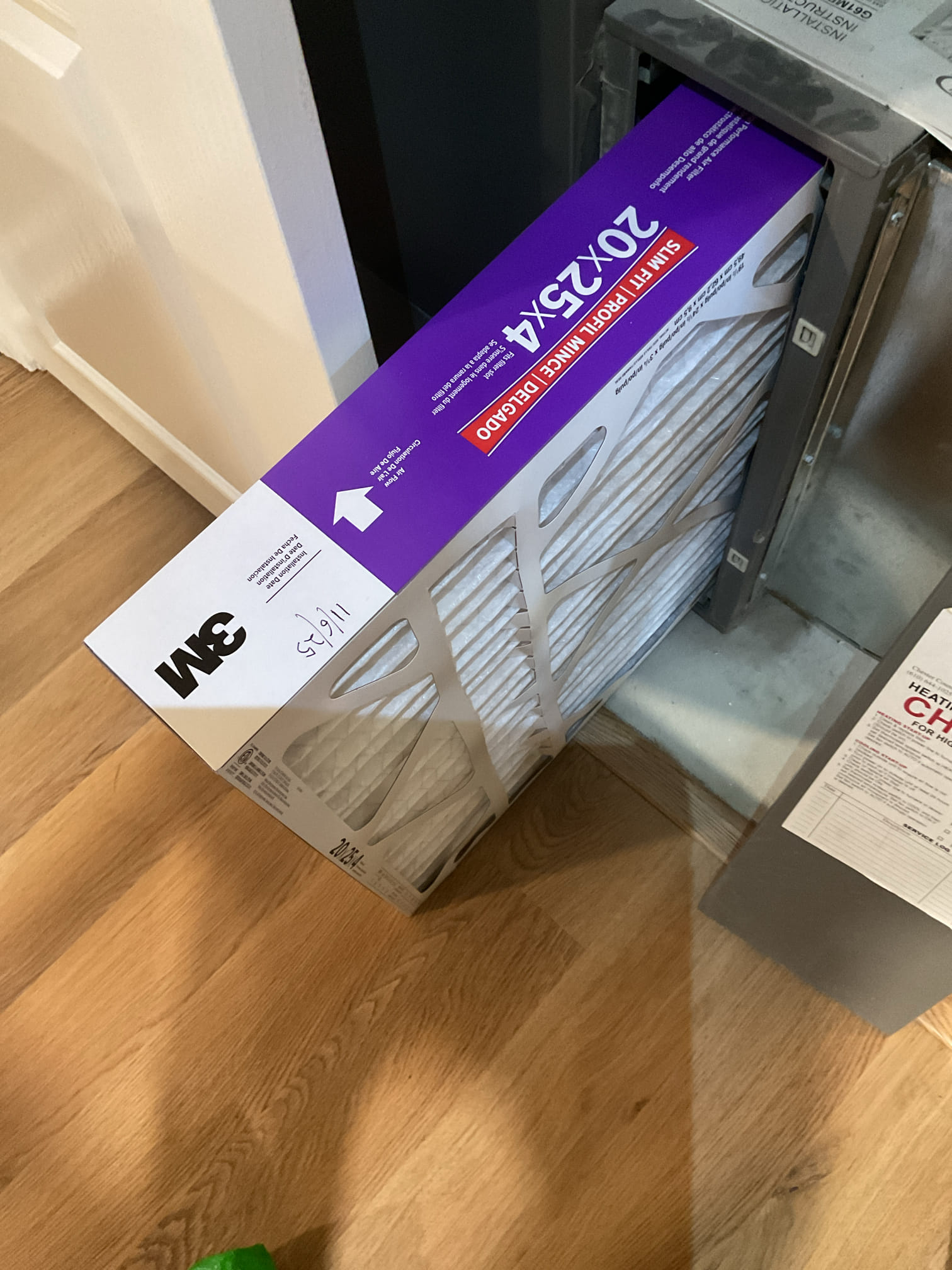  11/06/25 Dan 

arrived to the customers home to service their 14 yr old gas furnace system. 
I started with checking the air filter and replaced , the filter size is 20x25x4 ( supplied by the customer.) I checked all my electrical connections and voltages. I inspected and tested the  burners , flame sensor and the igniter. I water tested all tubing and hoses. I inspected the exhaust and fresh air pipe for restrictions and bellies. I inspected the inducer and the blower motor operation. I checked and tested for combustion and took temp rise splits at the return and the supply. Everything is running fine at this time of service. 

She’s covered on this call 