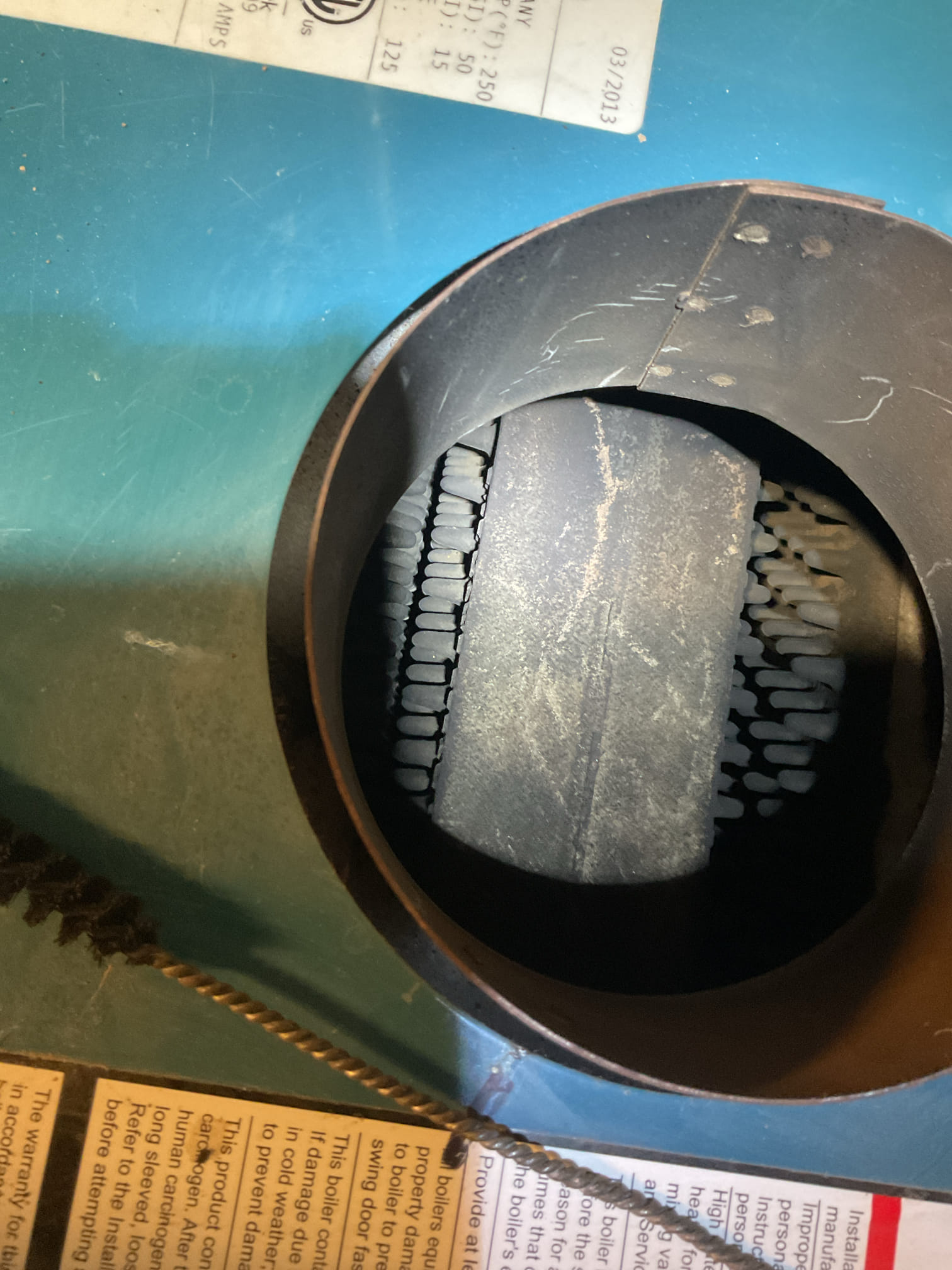 I arrived to the customers home to work on their oil fired boiler , It’s 14 years old. I started with inspecting for water leaks, and checked all the copper line joints. I checked the temperature pressure gauge. I checked connections and voltages on the boiler and inspected the aqua stat and circulators. I inspected  the heat  exchanger and cleaned and inspected the flue pipe for corrosion and holes. I made sure the chimney was clear. I replaced the oil filter, the strainer and nozzle . I cleaned and set the electrodes for proper gapping for proper system operation. I bled  the oil burner and tested for combustion and checked the return and supply pipes . Everything is working fine with oil fired boiler at this time of service. 