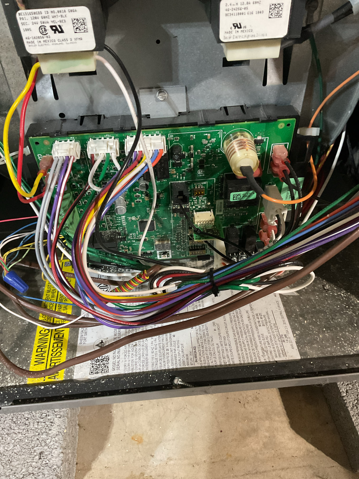 11/6/25 Dan Aaa w 

I arrived to the customers home to service their 7 yr old gas furnace system. 
I started with checking the air filter and replaced , the filter size is 16x25x1. I checked all my electrical connections and voltages. I inspected and tested the  burners , flame sensor and cleaned the spark probes. I water tested all tubing and hoses. I inspected the exhaust and fresh air pipe for restrictions and bellies. I inspected the inducer and the blower motor operation. I checked and tested for combustion and took temp rise splits at the return and the supply. Everything is running fine at this time of service. 