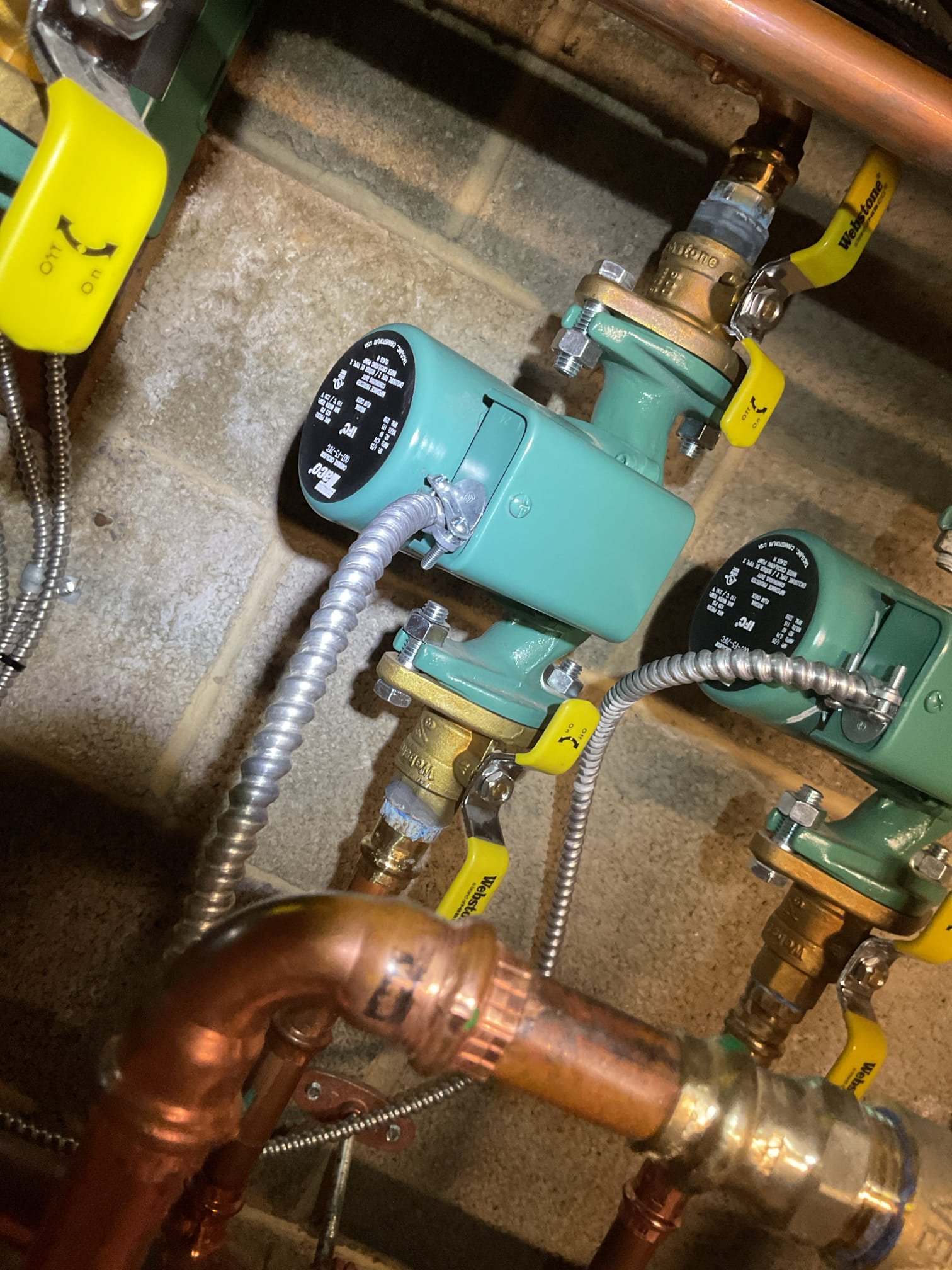 11-6-25 Luis. Return visit to repairs water connection 3/4 drain entire boiler system and repair connections, ( I noticed no tape was used). After repairs bleed all lines ok. Customer still has in floor radiant and ceiling radiant heat, air vents on attic are leaking, I would recommend eliminating those two radiant and adding mini split or electric heaters. I also run new wire to add outdoor sensor for boiler, test boiler operation ok customer will main check for balance. Office to follow up with customer to schedule consultation for mini split. And eliminating radiant heat. 