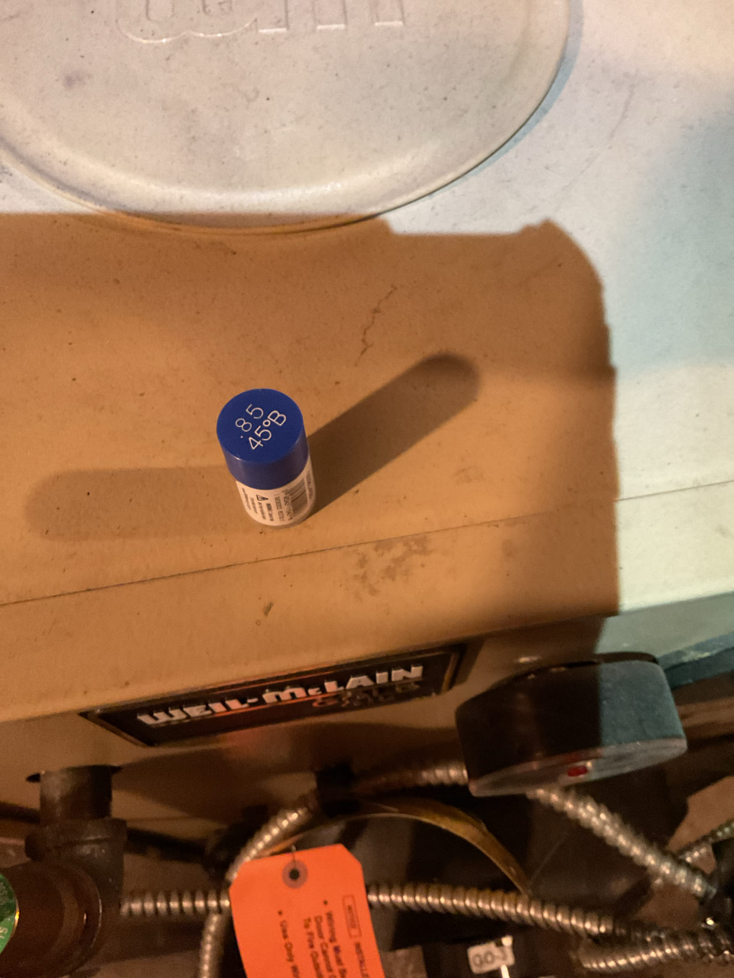 I arrived to the customers home to work on their oil fired boiler , It’s 4 years old. I started with inspecting for water leaks, and checked all the copper line joints. I checked the temperature pressure gauge. I checked connections and voltages on the boiler and inspected the aqua stat and circulators. I inspected  the heat  exchanger and cleaned and inspected the flue pipe for corrosion and holes. I made sure the chimney was clear. I replaced the oil filter, the strainer and nozzle . I cleaned and set the electrodes for proper gapping for proper system operation. I bled  the oil burner and tested for combustion and checked the return and supply pipes . I did find the 2nd floor thermostat wasn’t calling for heat . Found old thermostat has failed. I quoted the customer for an updated digital thermostat, quoted $312.50. The customer approved. I removed the old thermostat and replaced with new and wired and programmed the new thermostat. I checked and tested the new thermostat operation.