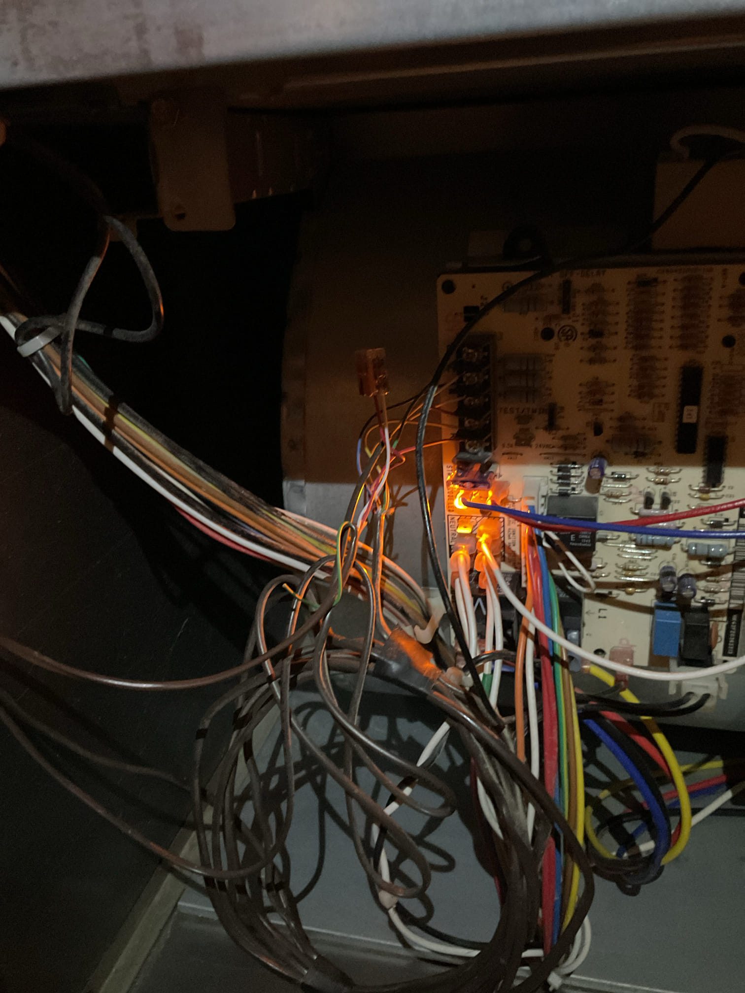 11/10/25 Dan 

I arrived to the customers home to service their 12 yr old gas furnace system. 
I started with checking the air filter and replaced , the filter size is 16x25x1. I checked all my electrical connections and voltages. I inspected and tested the  burners , flame sensor and the igniter. I water tested all tubing and hoses. I inspected the exhaust and fresh air pipe for restrictions and bellies. I inspected the inducer and the blower motor operation. I checked and tested for combustion and took temp rise splits at the return and the supply. Everything is running fine at this time of service. 
I sent a payment link for the son to renew. 