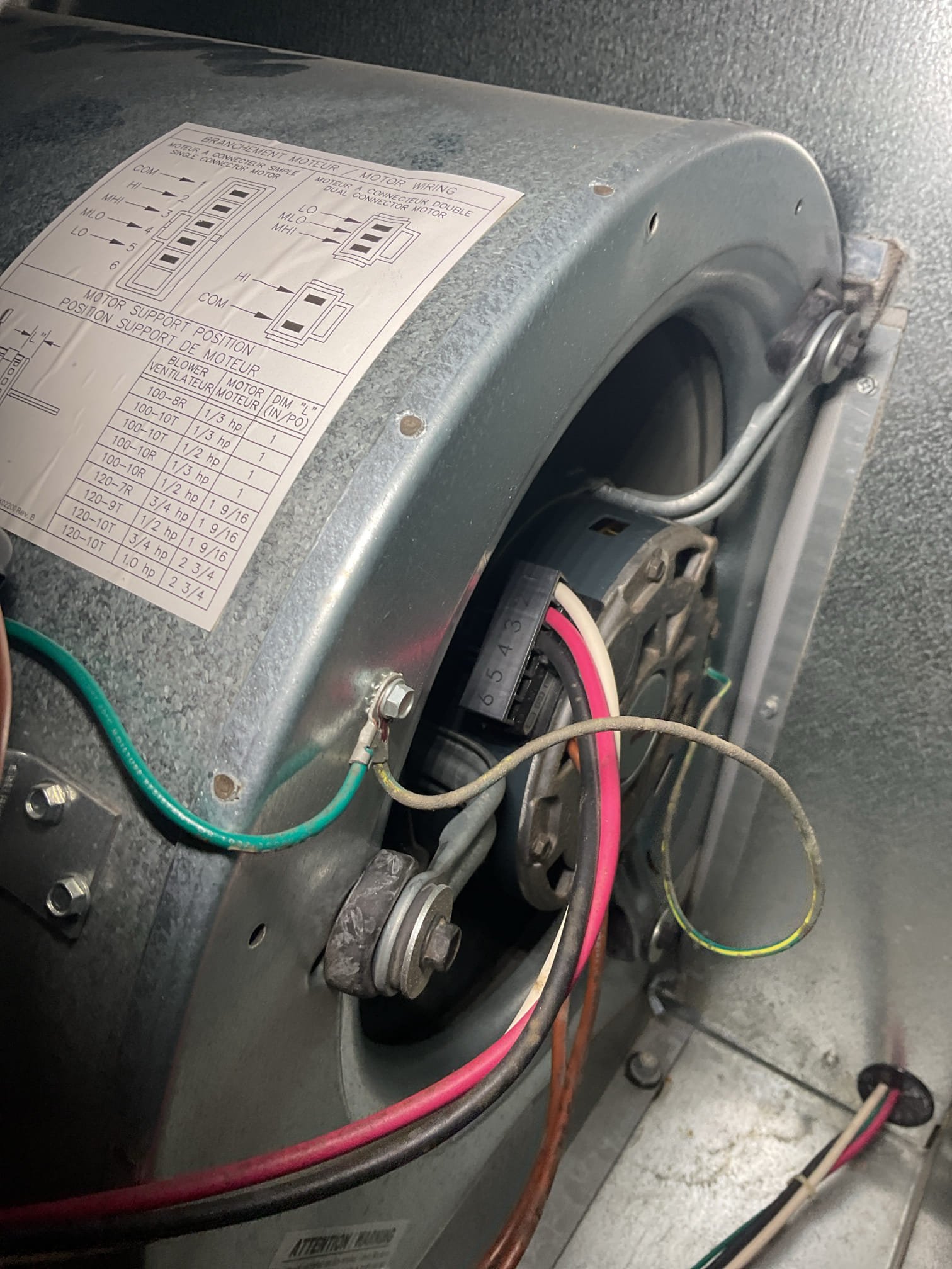 Fully assessed vibration at oil furnace. Found vibration coming from blower motor. Found a large piece of insulation got sucked up into wheel causing vibration. Removed large piece and extreme vibration went away. Still noticed some wobble in wheel recommend replacing motor and wheel. Called distributor for pricing and availability. Provided estimate for repair. Oil furnace is working at time of service. 