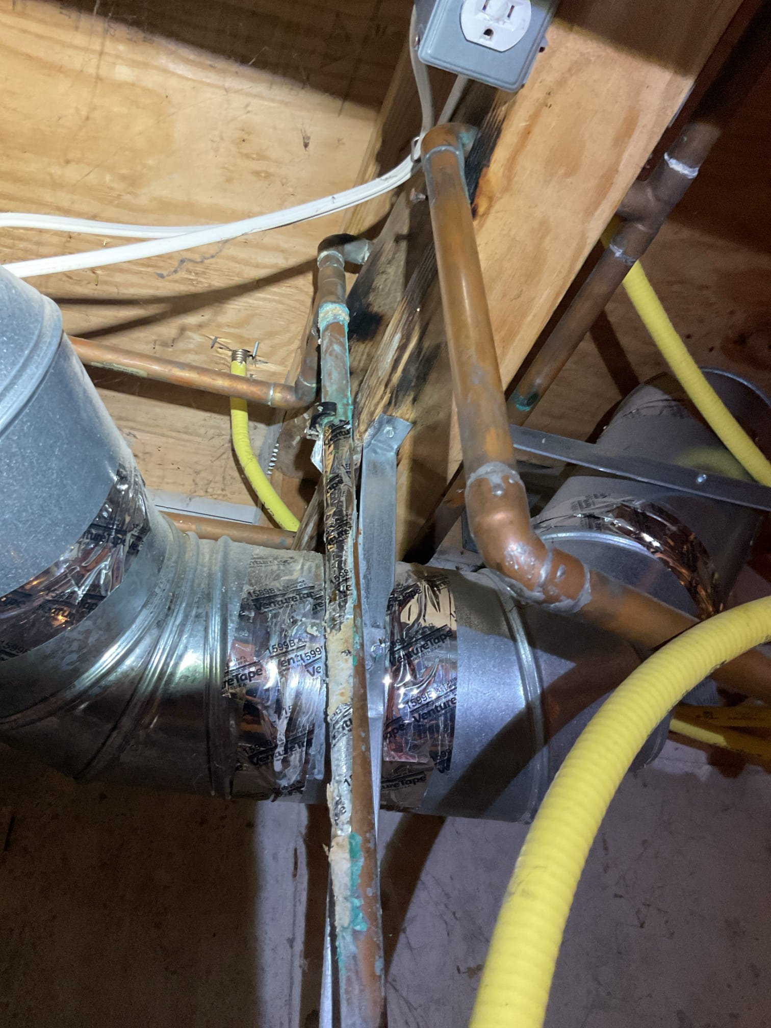 
Completed heat tune up for natural gas furnace.

16x25x1 filter ok. 
Inspected heat exchanger, burners, flue pipe, inducer assembly and hoses
Inspected hot surface ignitor and verified resistance with meter
Cleaned flame sensor and verified flame rectification circuit
Measured temperature rise and static pressure
Checked wiring, controls, electric motors and components; there are no surge protectors; left estimate for a surge protector for each of the 2 main circuits of system
Checked manifold gas pressure
Inspected drain and pump. There are no water safeties. Left estimate for wet switch. 

Combustion, draft and smoke tests: Pass

Left email estimate to repair section of hot water line. There is a good amount of corrosion. (3/4” copper)

Gas furnace is operating well at this time. 